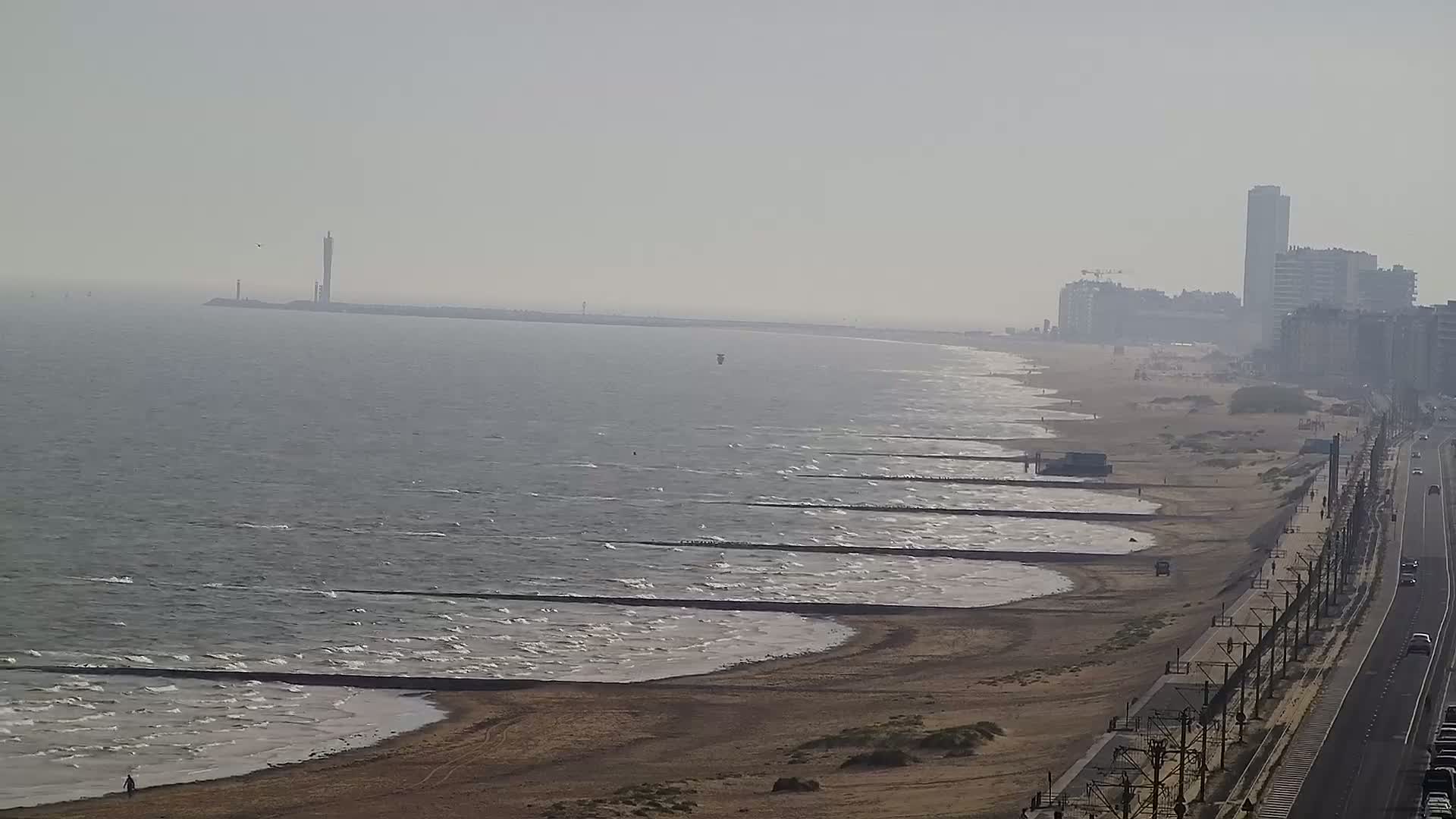 Middelkerke Comune & Middelkerke Strand Beach Skyline Live Cam  - Ostend(Ostende), West Flanders (Flandre-Occidentale), Flemish (Flamande), Belgium