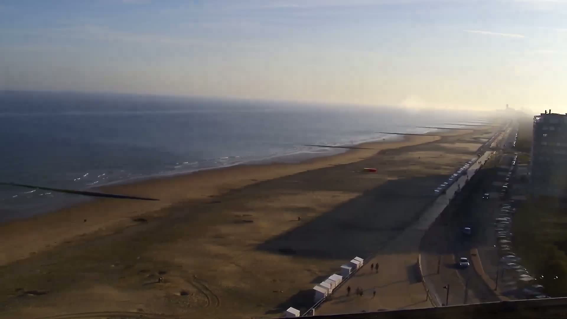 Middelkerke Comune & Middelkerke Strand Beach Skyline Live Cam  - Ostend(Ostende), West Flanders (Flandre-Occidentale), Flemish (Flamande), Belgium