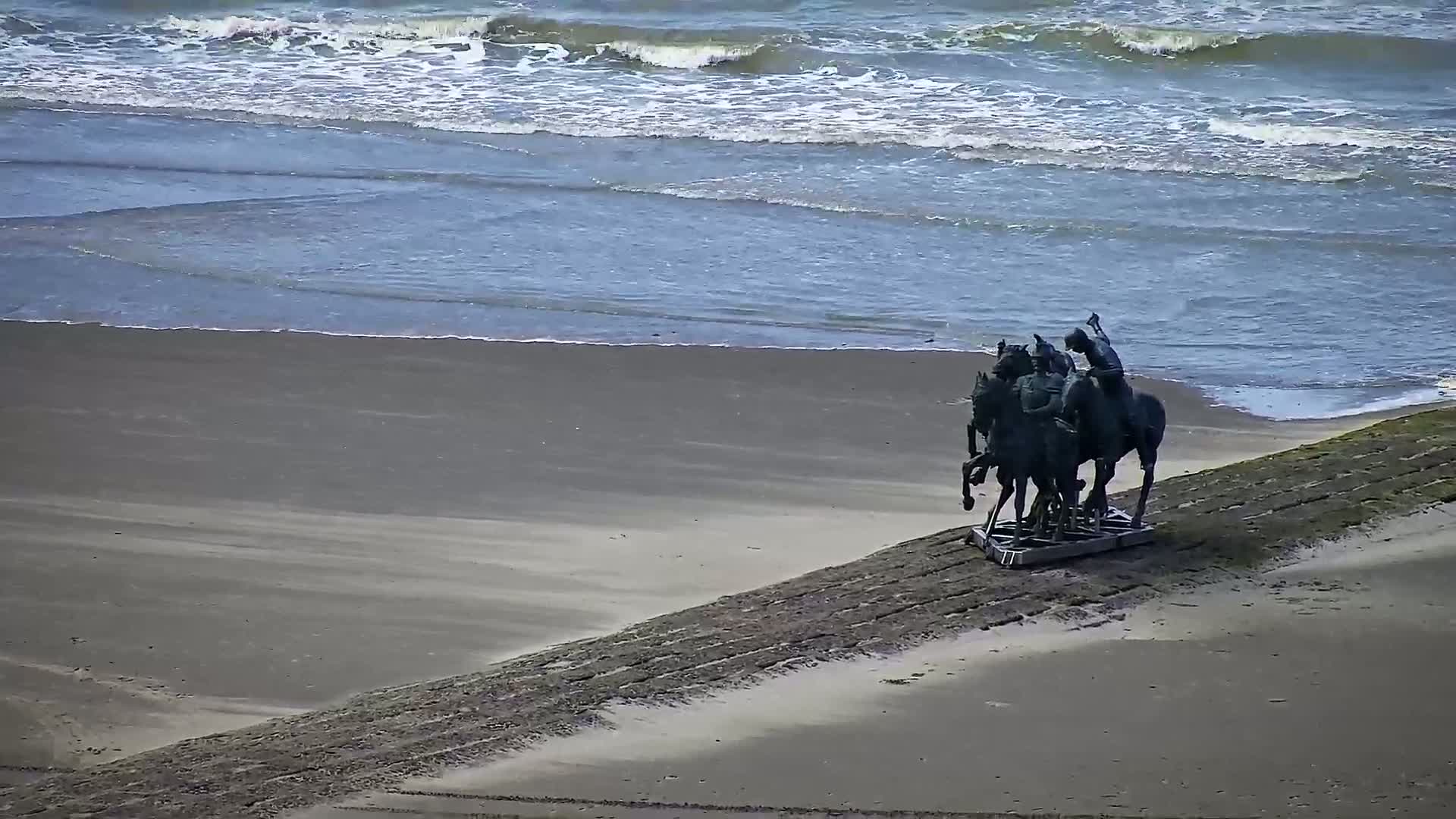 Nieuwpoort Comune & Plage Skyline Live Cam - Veurne (Furnes), West Flanders (Flandre-Occidentale), Flemish (Flamande), Belgium