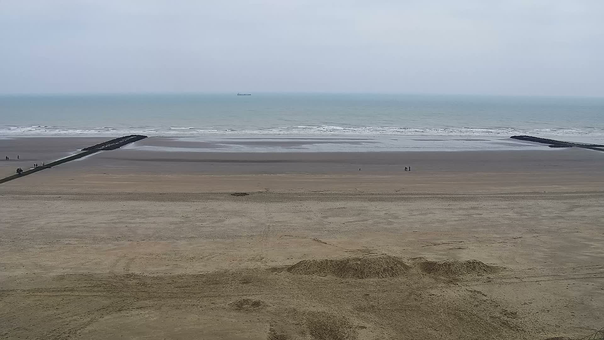 Nieuwpoort Comune & Plage Skyline Live Cam - Veurne (Furnes), West Flanders (Flandre-Occidentale), Flemish (Flamande), Belgium