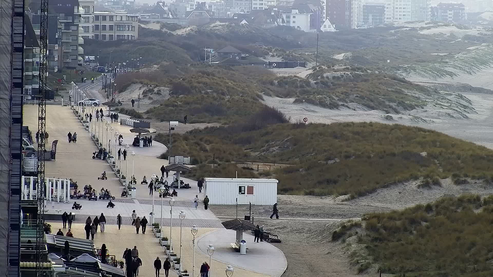 Nieuwpoort Comune & Plage Skyline Live Cam - Veurne (Furnes), West Flanders (Flandre-Occidentale), Flemish (Flamande), Belgium