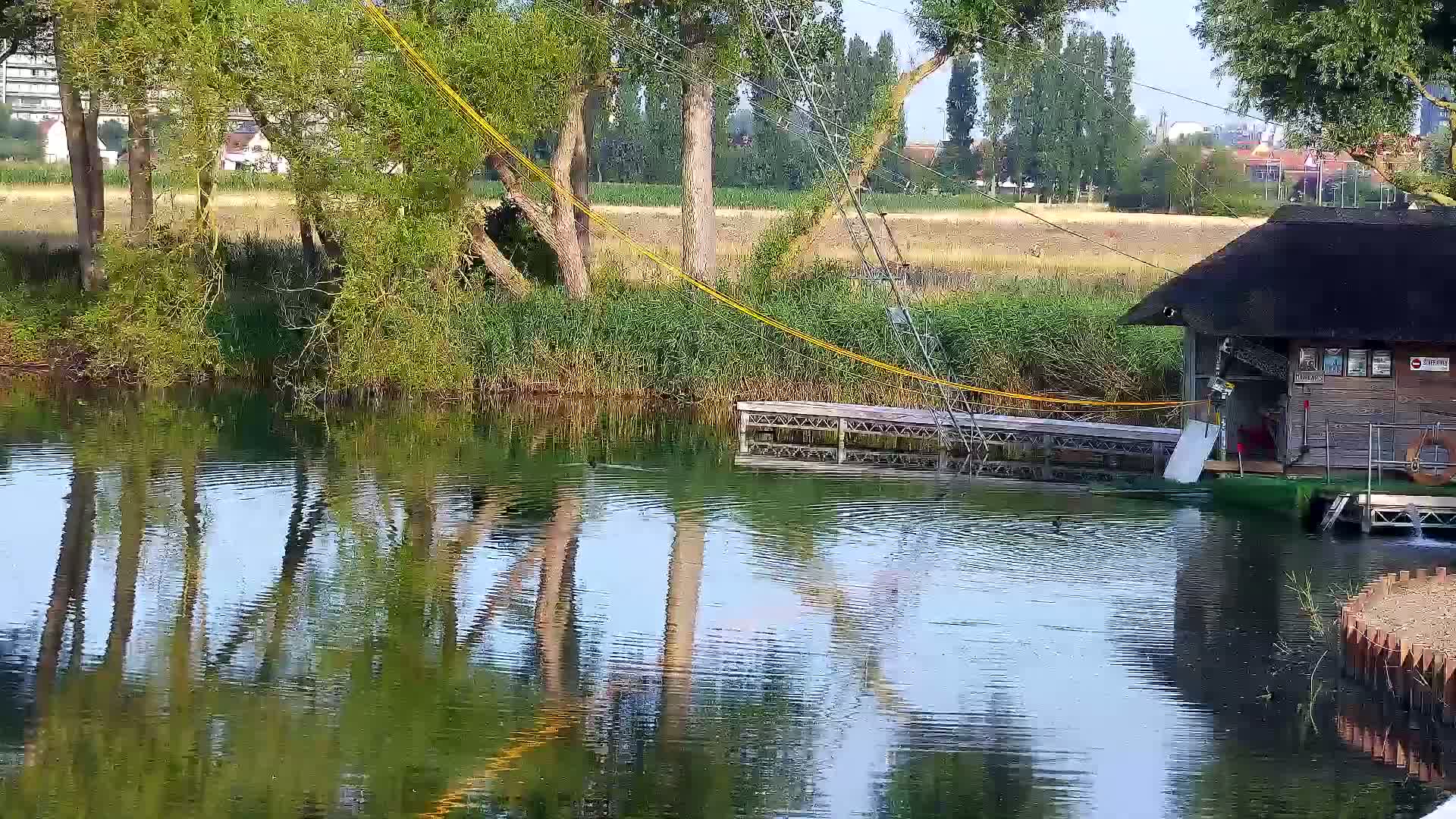 Knokke-Heist, Put van de Cloedet Sport Lake (De Cloedet Pond) Live Cam - Bruges, West Flanders (Flandre-Occidentale), Flemish (Flamande), Belgium