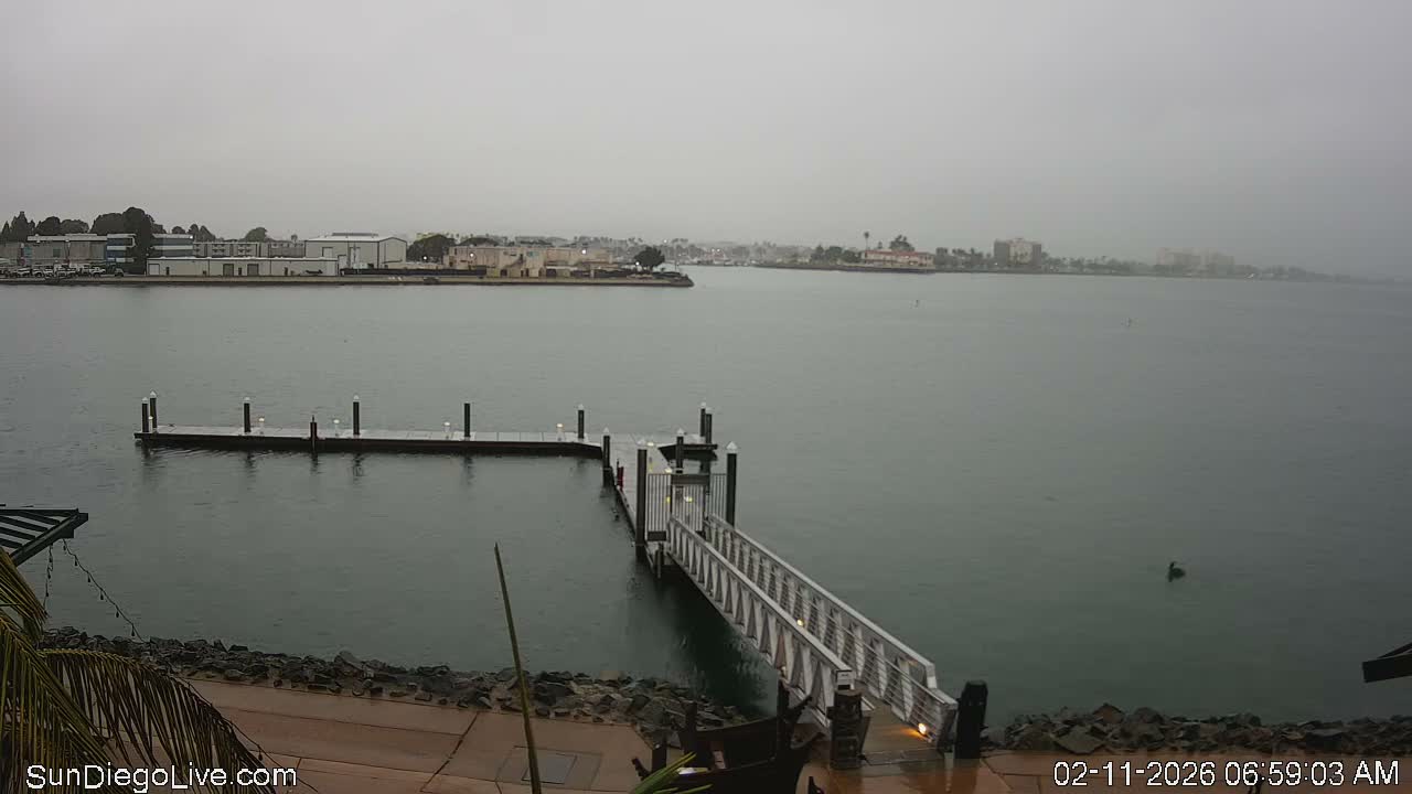 South San Diego & San Diego International Airport View with Radio from Shelter Island Live Cam SAN/KSAN - La Playa, San Diego, San Diego County, California, USA