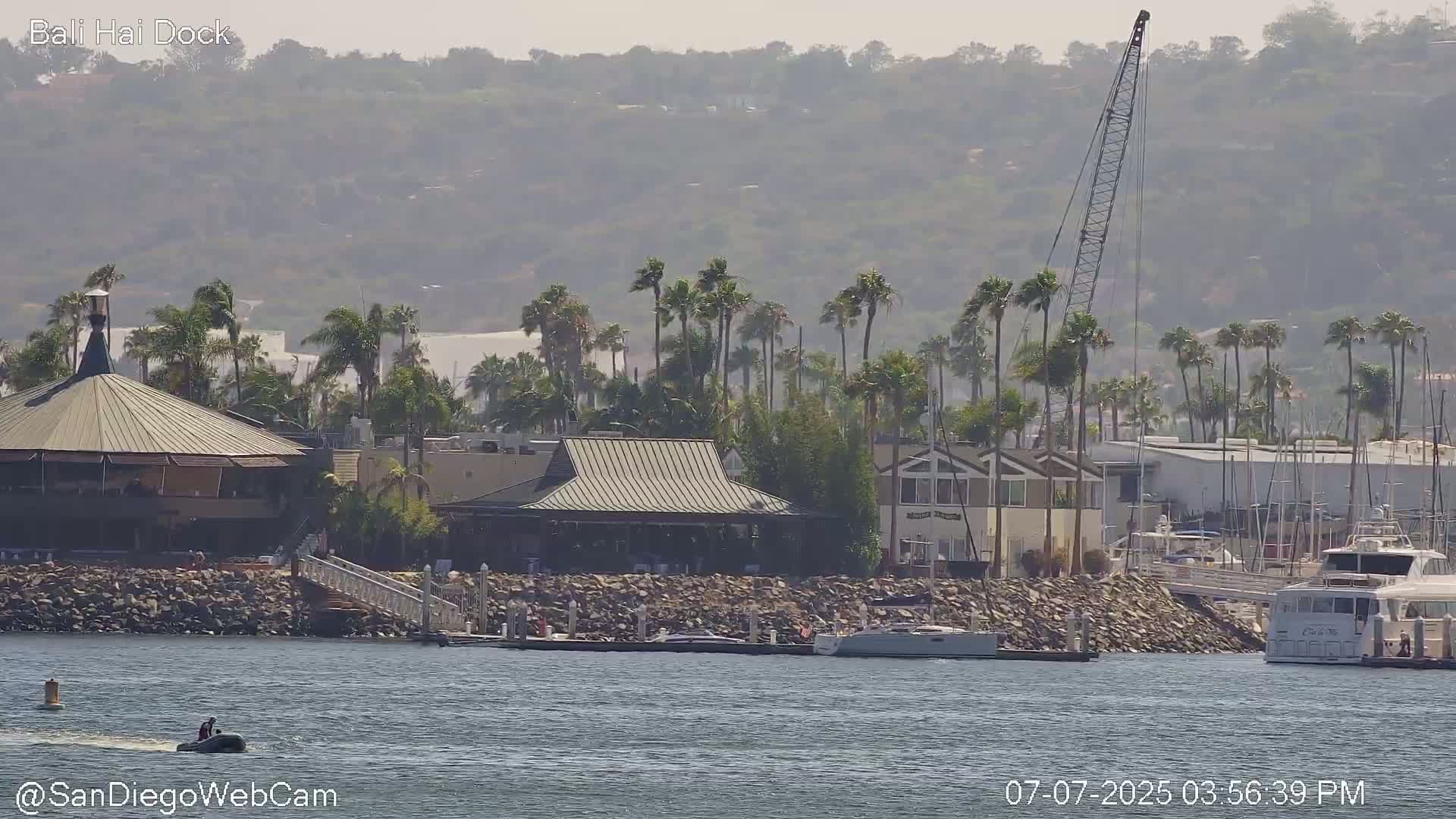 San Diego City / Bay 360 Panaromic & San Diego North Island Naval Air Sation NZY / KNZY Live Cam - Harbor Island, San Diego, San Diego County, California, USA