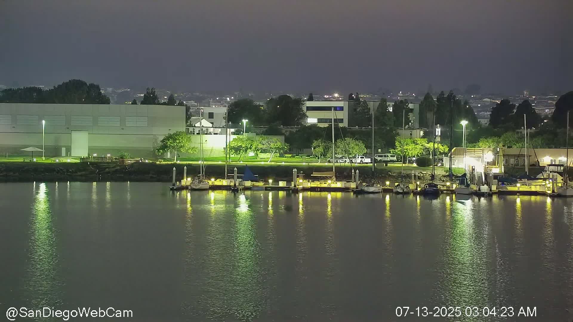 San Diego City / Bay 360 Panaromic & San Diego North Island Naval Air Sation NZY / KNZY Live Cam - Harbor Island, San Diego, San Diego County, California, USA