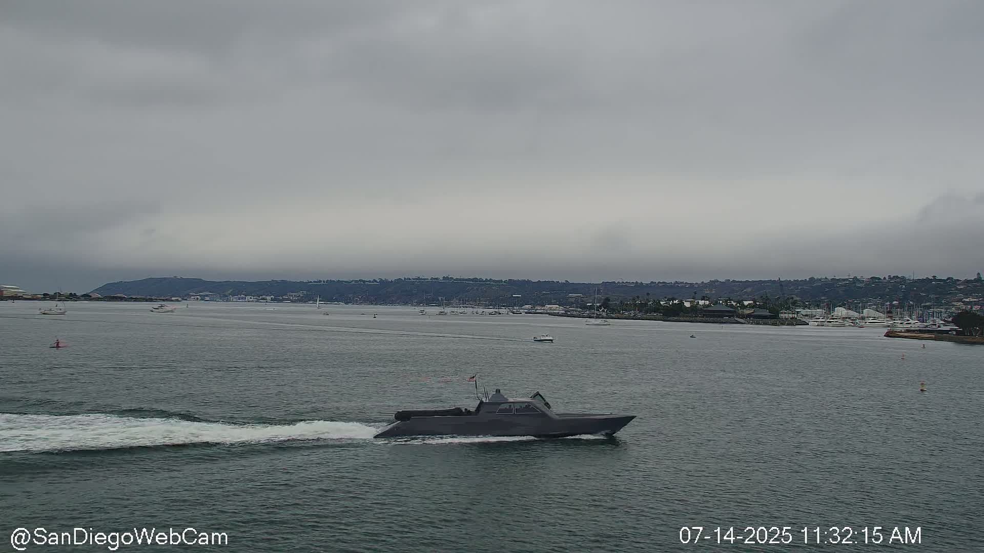 San Diego City / Bay 360 Panaromic & San Diego North Island Naval Air Sation NZY / KNZY Live Cam - Harbor Island, San Diego, San Diego County, California, USA