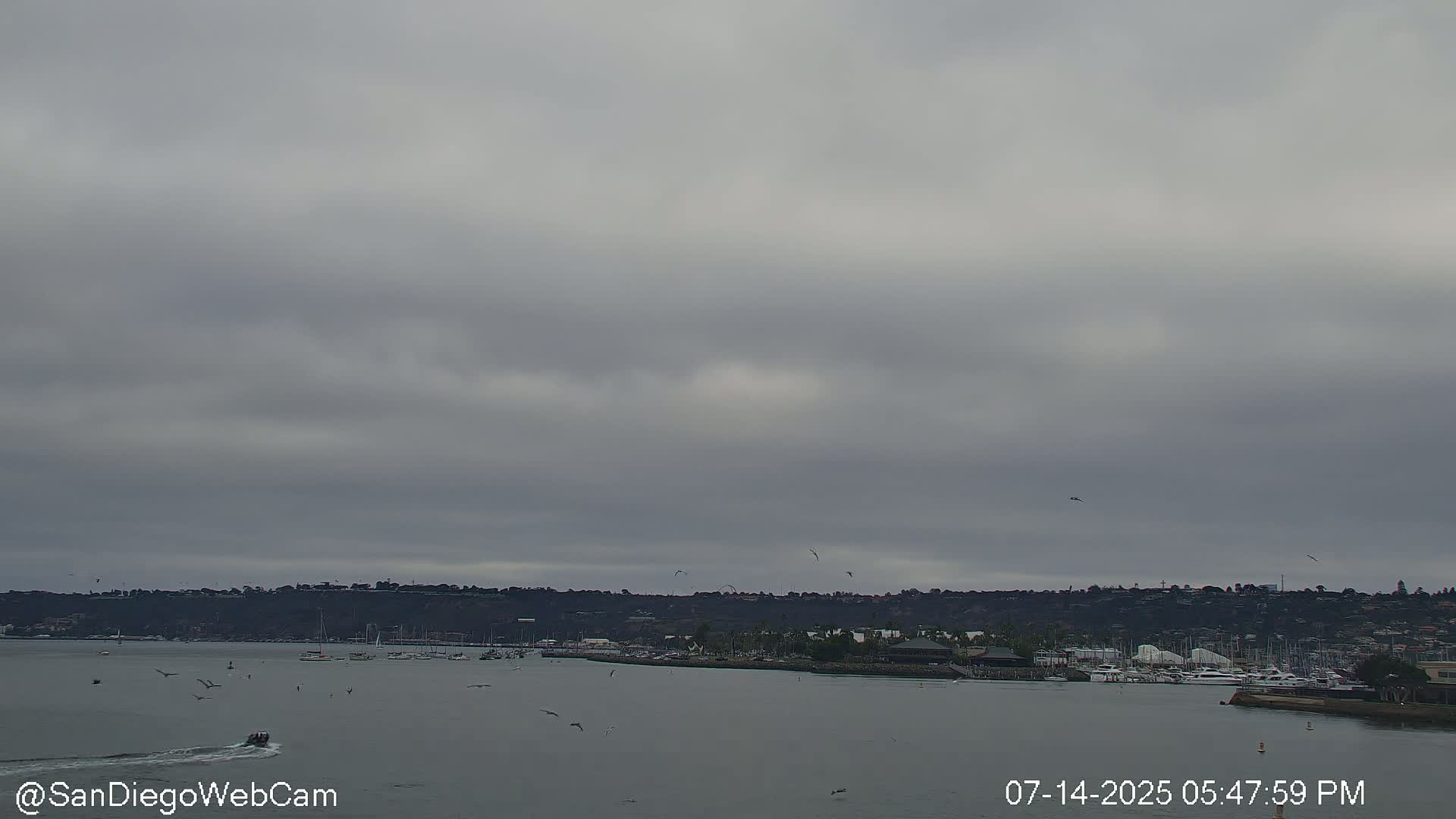 San Diego City / Bay 360 Panaromic & San Diego North Island Naval Air Sation NZY / KNZY Live Cam - Harbor Island, San Diego, San Diego County, California, USA