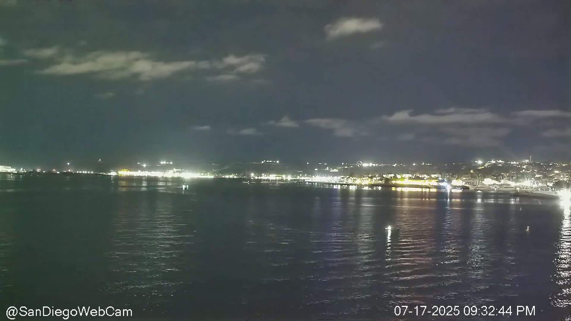 San Diego City / Bay 360 Panaromic & San Diego North Island Naval Air Sation NZY / KNZY Live Cam - Harbor Island, San Diego, San Diego County, California, USA