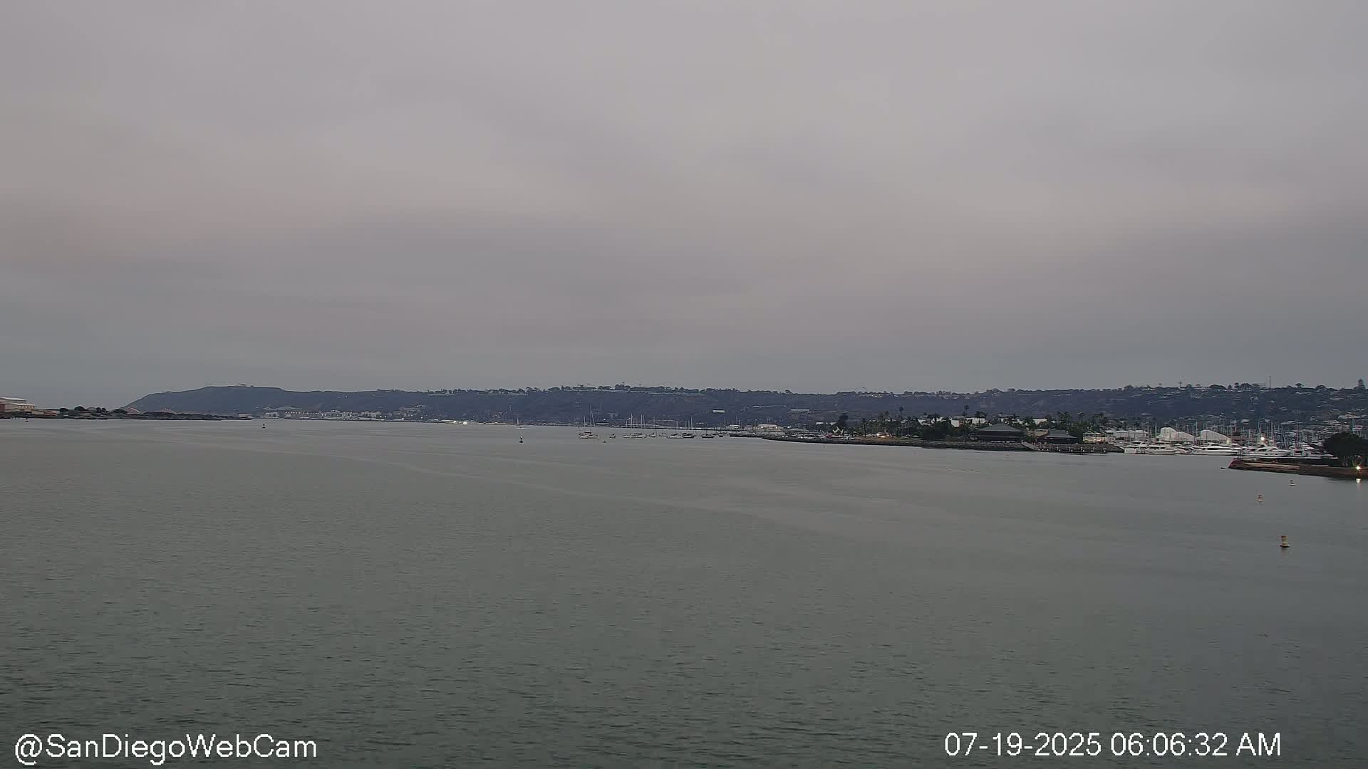 San Diego City / Bay 360 Panaromic & San Diego North Island Naval Air Sation NZY / KNZY Live Cam - Harbor Island, San Diego, San Diego County, California, USA