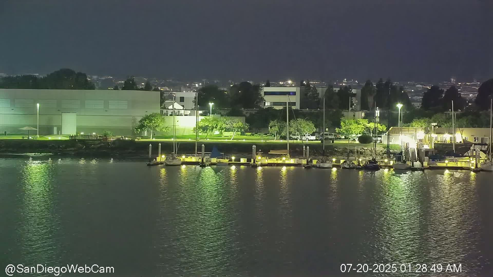 San Diego City / Bay 360 Panaromic & San Diego North Island Naval Air Sation NZY / KNZY Live Cam - Harbor Island, San Diego, San Diego County, California, USA