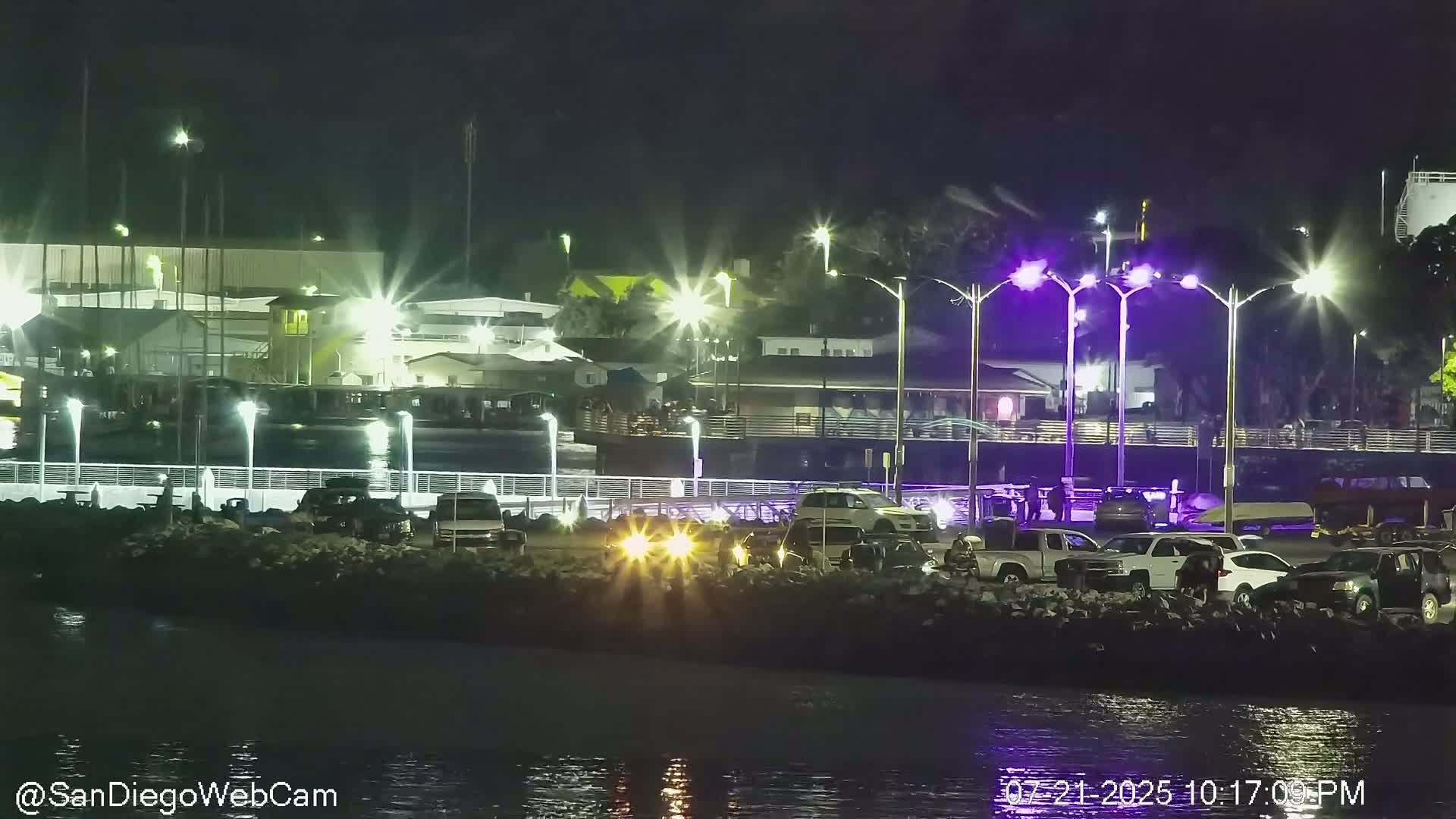 San Diego City / Bay 360 Panaromic & San Diego North Island Naval Air Sation NZY / KNZY Live Cam - Harbor Island, San Diego, San Diego County, California, USA