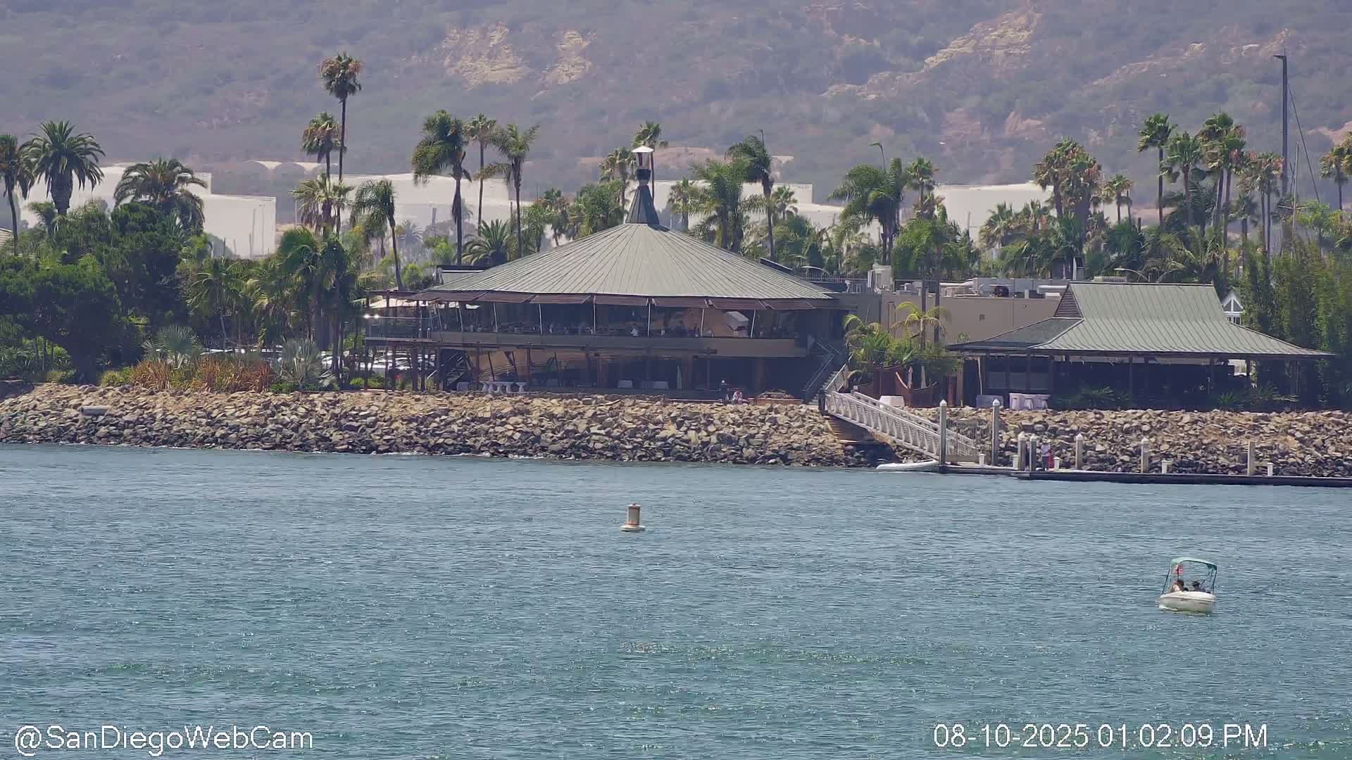 San Diego City / Bay 360 Panaromic & San Diego North Island Naval Air Sation NZY / KNZY Live Cam - Harbor Island, San Diego, San Diego County, California, USA