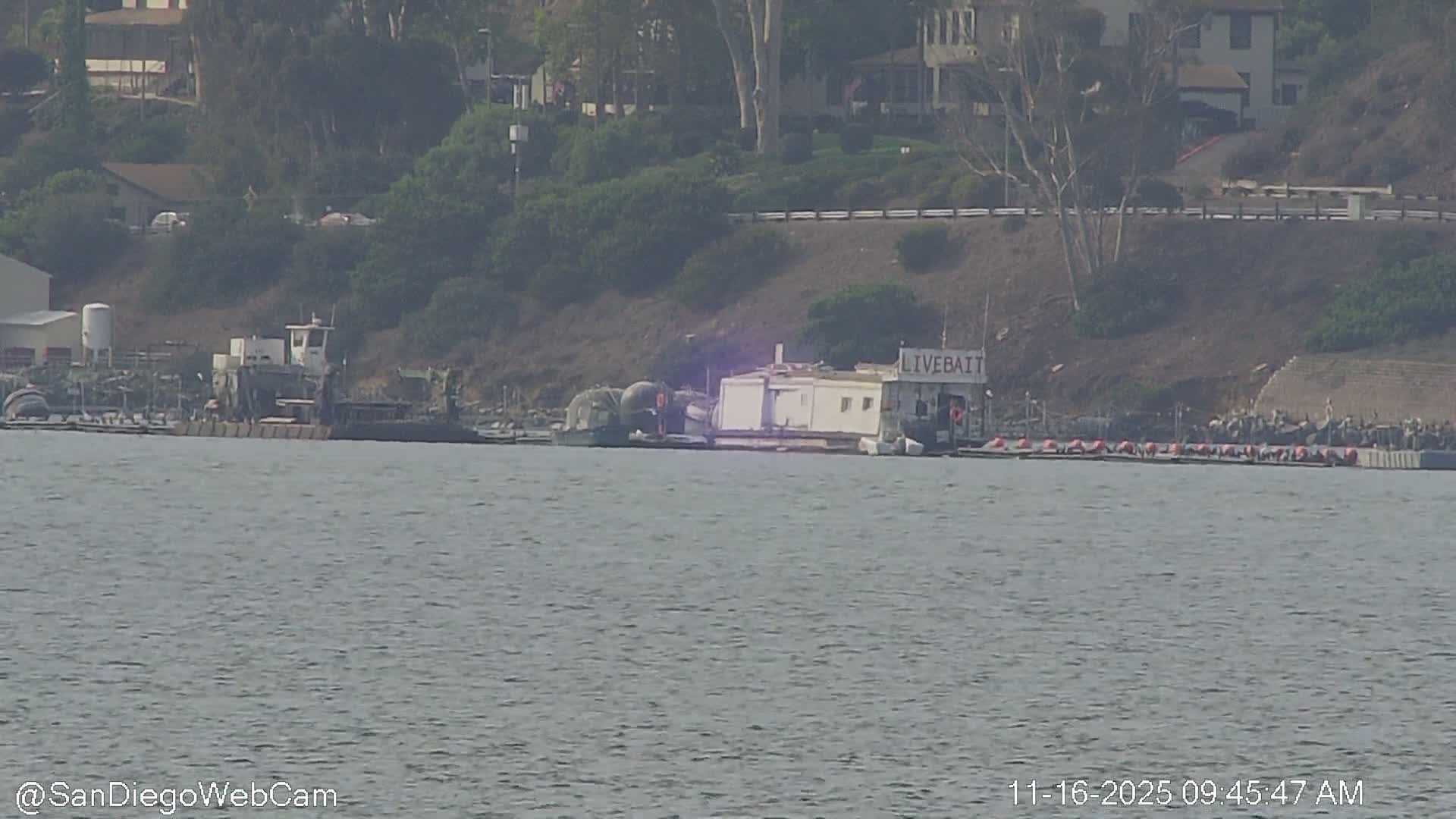 San Diego City / Bay 360 Panaromic & San Diego North Island Naval Air Sation NZY / KNZY Live Cam - Harbor Island, San Diego, San Diego County, California, USA