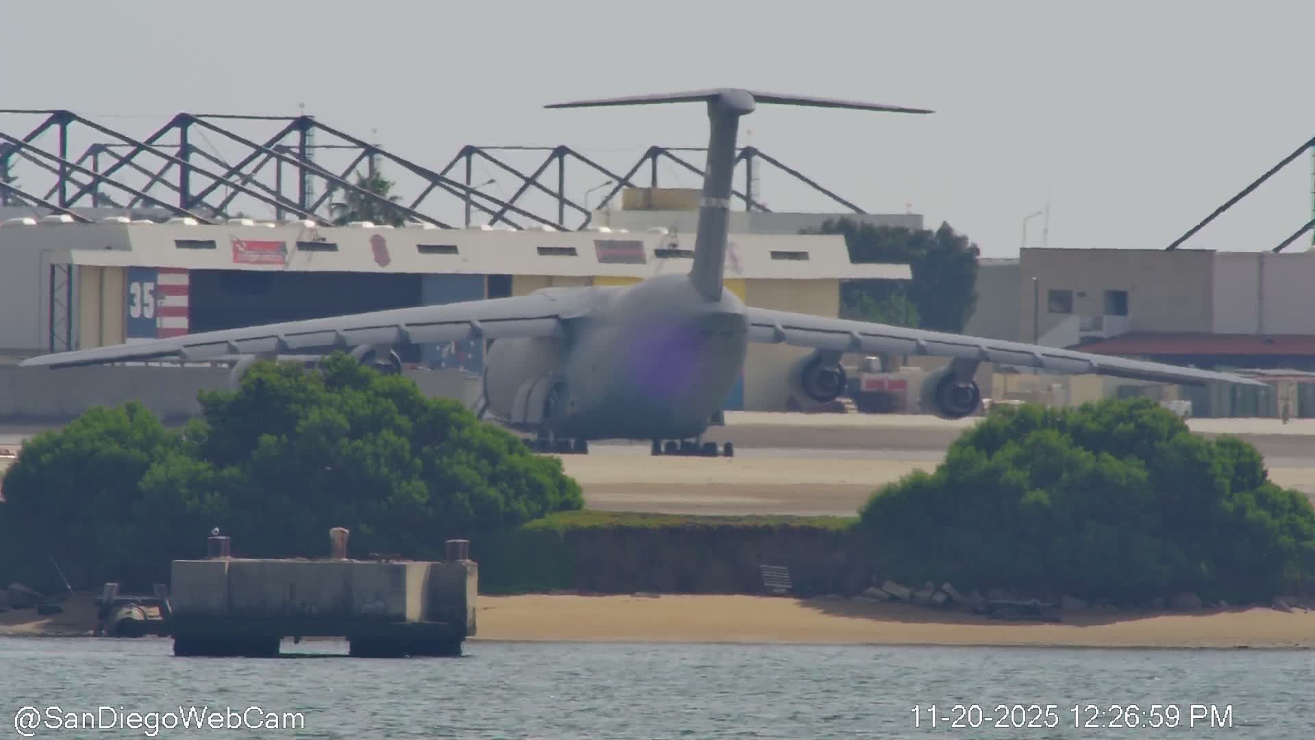 San Diego City / Bay 360 Panaromic & San Diego North Island Naval Air Sation NZY / KNZY Live Cam - Harbor Island, San Diego, San Diego County, California, USA