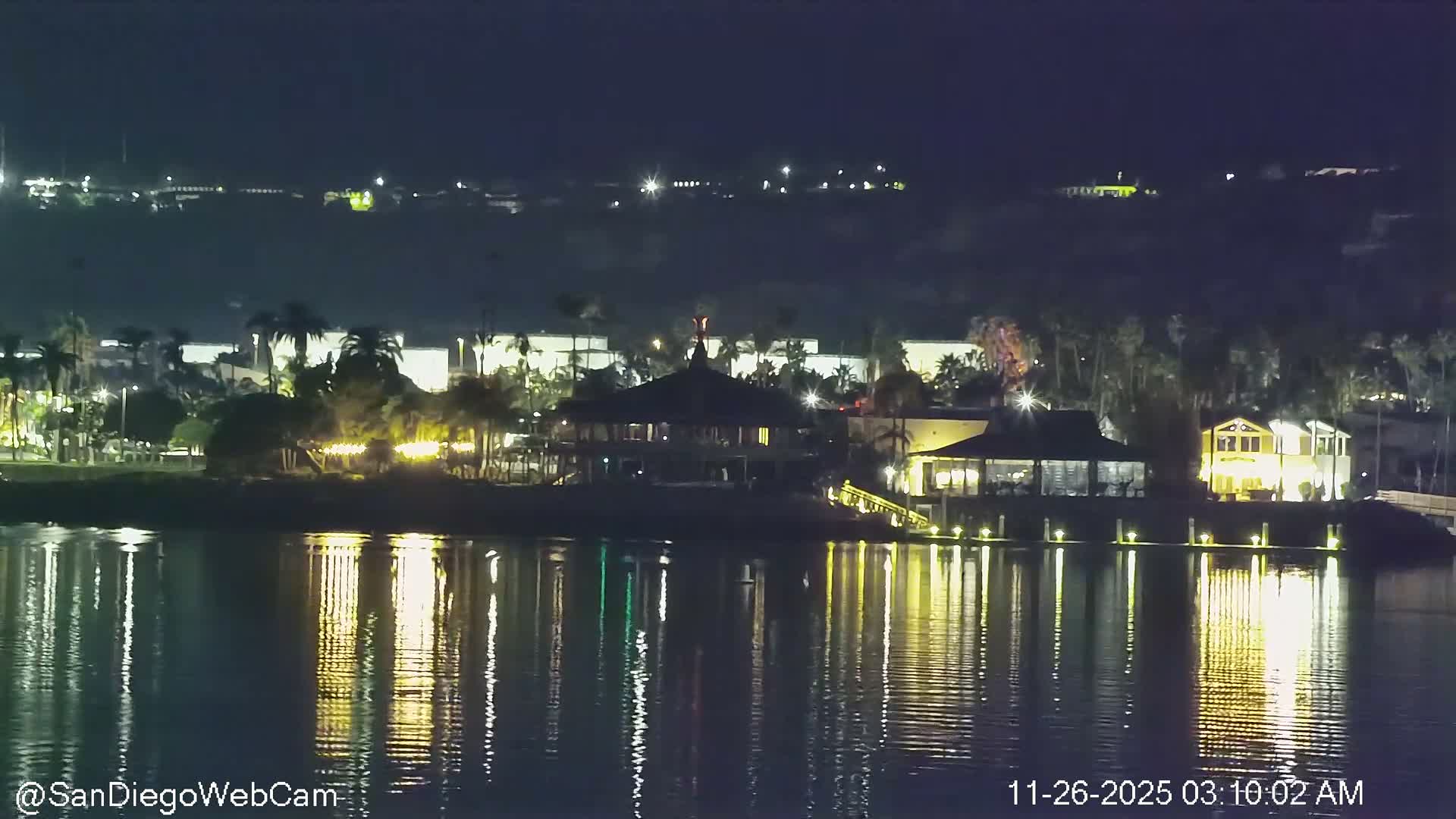 San Diego City / Bay 360 Panaromic & San Diego North Island Naval Air Sation NZY / KNZY Live Cam - Harbor Island, San Diego, San Diego County, California, USA