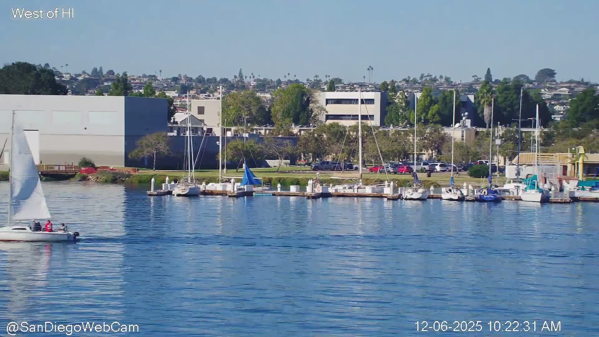 San Diego City / Bay 360 Panaromic & San Diego North Island Naval Air Sation NZY / KNZY Live Cam - Harbor Island, San Diego, San Diego County, California, USA