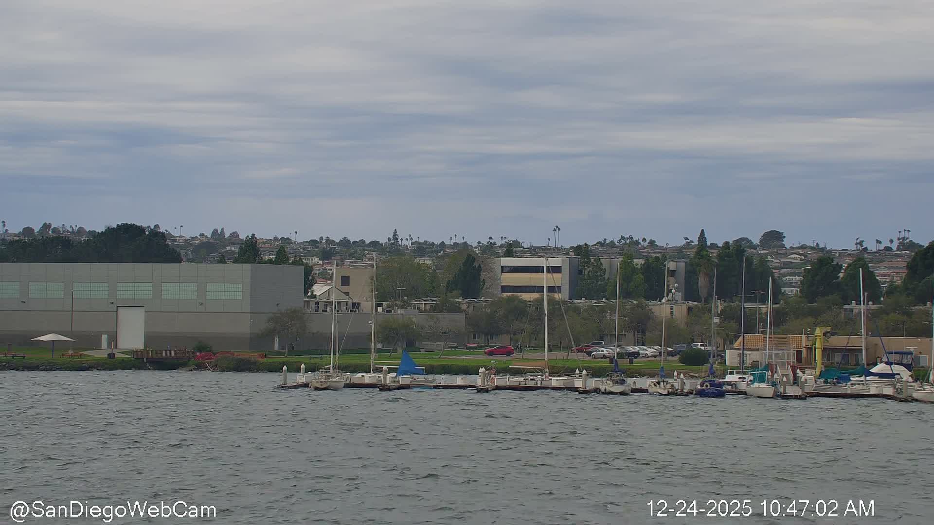 San Diego City / Bay 360 Panaromic & San Diego North Island Naval Air Sation NZY / KNZY Live Cam - Harbor Island, San Diego, San Diego County, California, USA