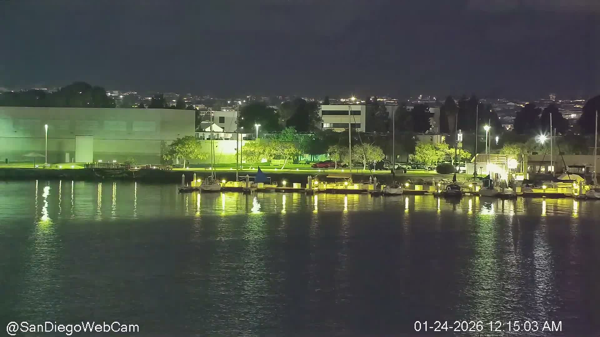 San Diego City / Bay 360 Panaromic & San Diego North Island Naval Air Sation NZY / KNZY Live Cam - Harbor Island, San Diego, San Diego County, California, USA