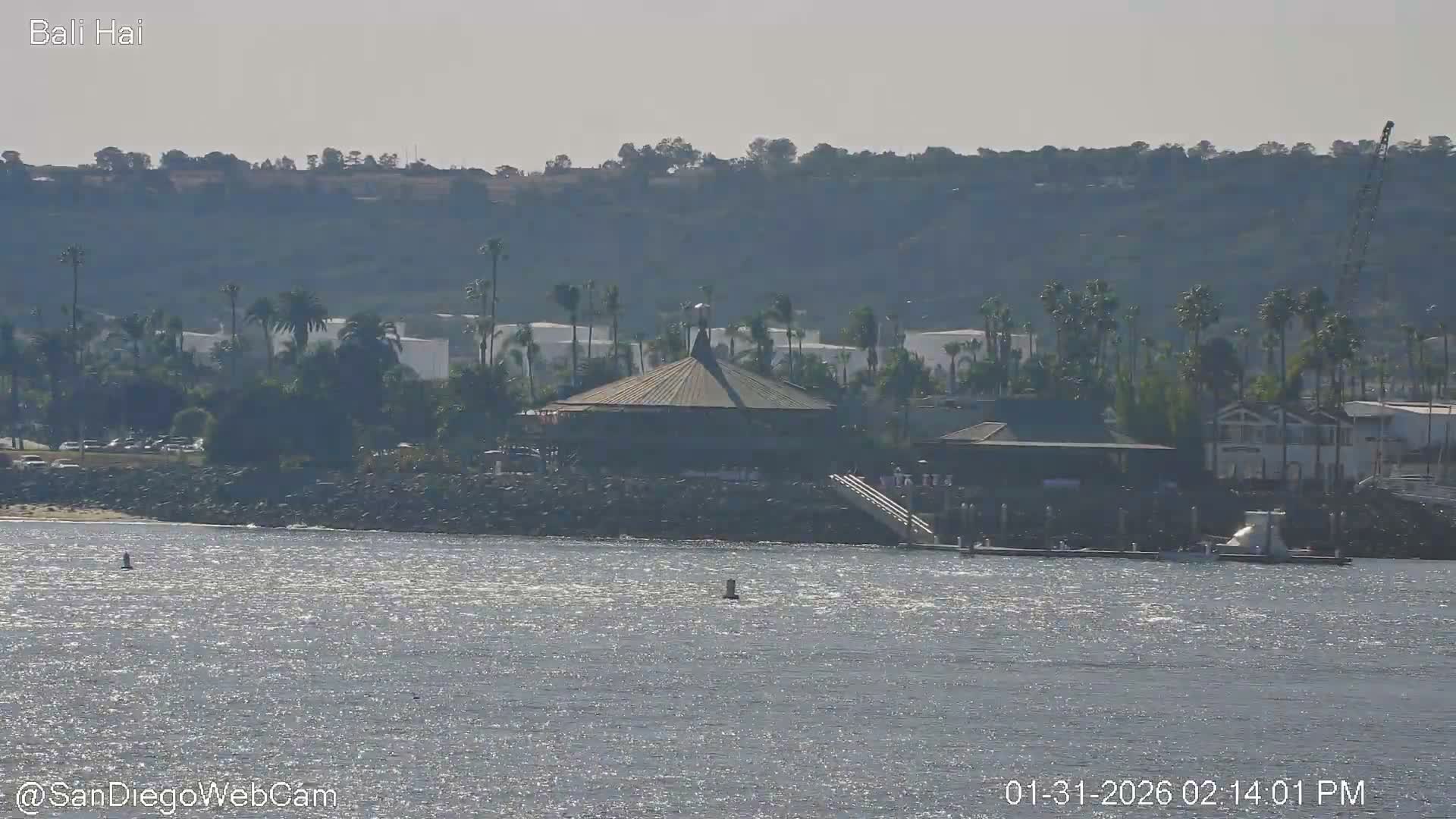 San Diego City / Bay 360 Panaromic & San Diego North Island Naval Air Sation NZY / KNZY Live Cam - Harbor Island, San Diego, San Diego County, California, USA