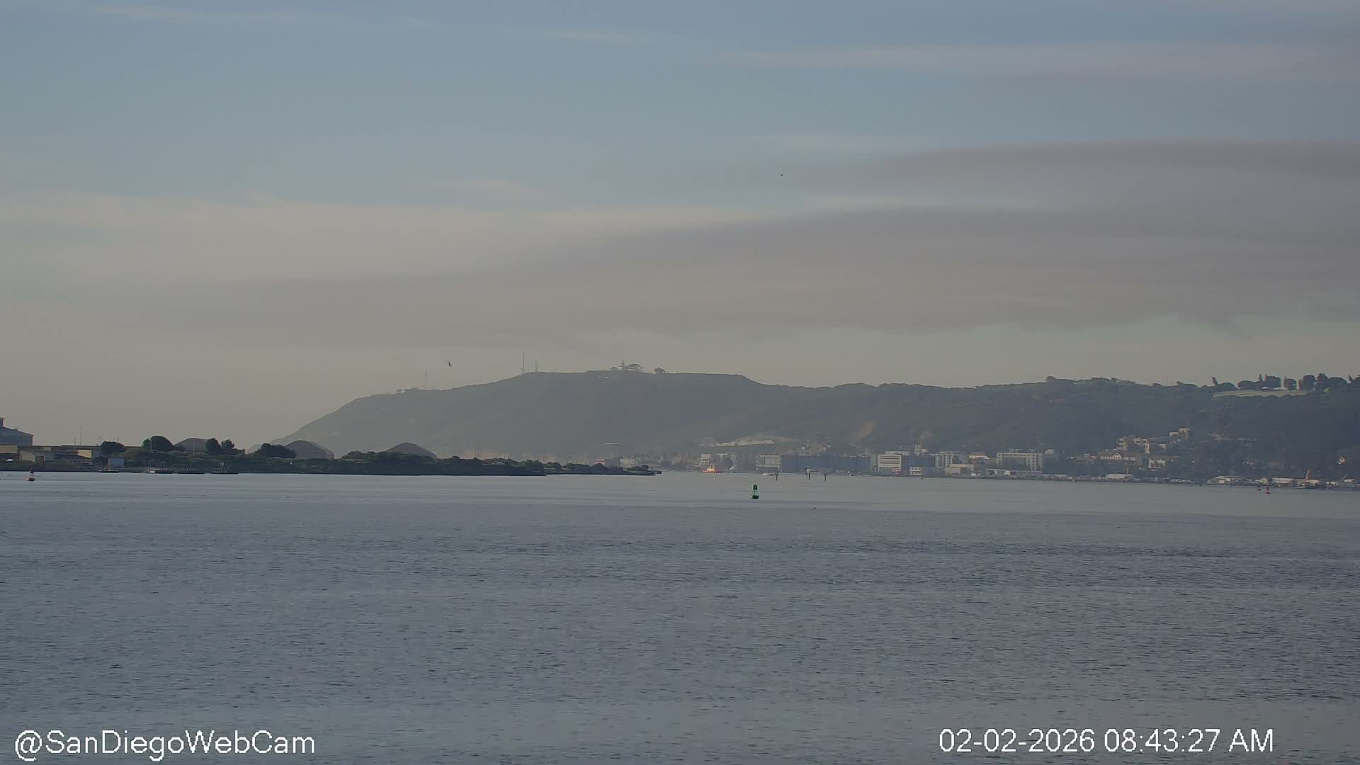 San Diego City / Bay 360 Panaromic & San Diego North Island Naval Air Sation NZY / KNZY Live Cam - Harbor Island, San Diego, San Diego County, California, USA