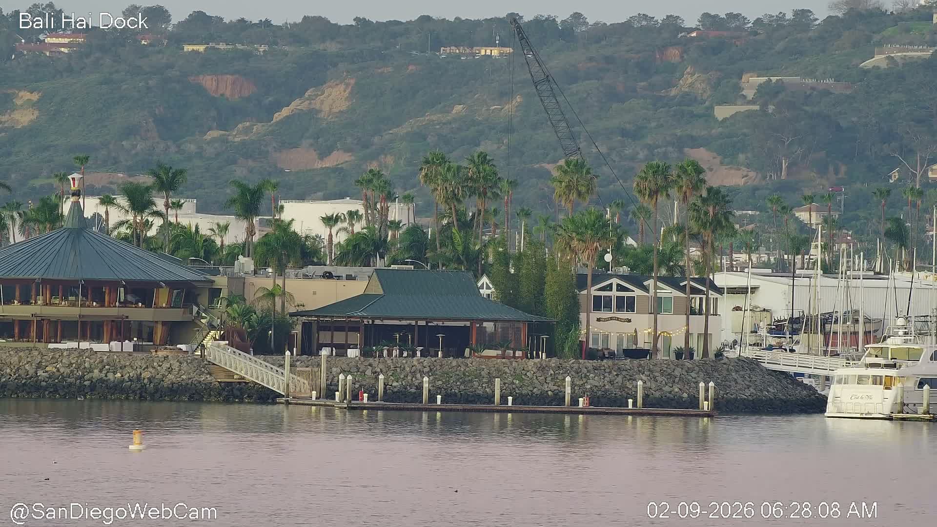 San Diego City / Bay 360 Panaromic & San Diego North Island Naval Air Sation NZY / KNZY Live Cam - Harbor Island, San Diego, San Diego County, California, USA
