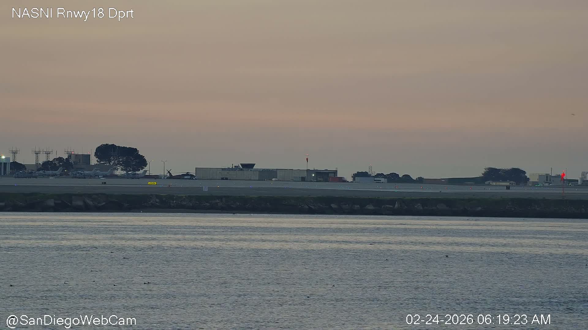 San Diego City / Bay 360 Panaromic & San Diego North Island Naval Air Sation NZY / KNZY Live Cam - Harbor Island, San Diego, San Diego County, California, USA