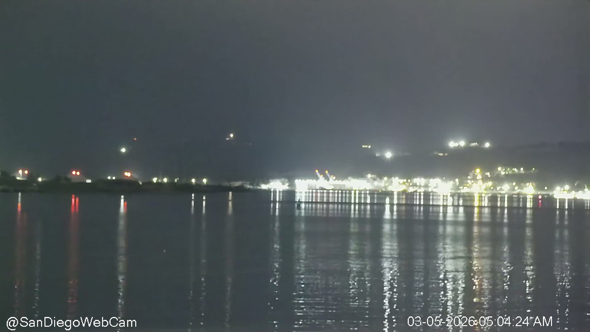 San Diego City / Bay 360 Panaromic & San Diego North Island Naval Air Sation NZY / KNZY Live Cam - Harbor Island, San Diego, San Diego County, California, USA