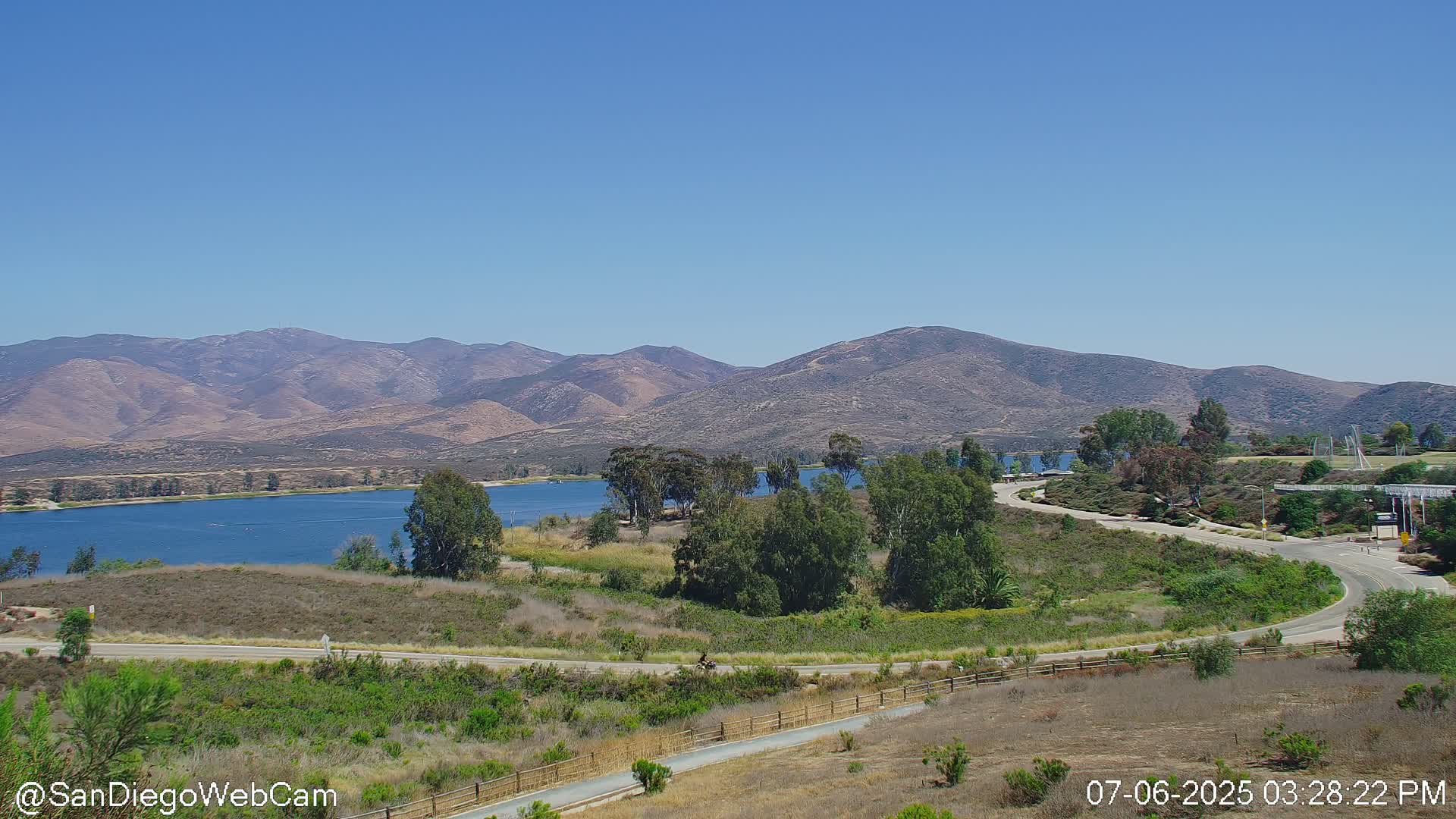 Chula Vista, Lower Lake Otay & Olympic Training Center Live Cam - Eastlake Vistas, Chula Vista, San Diego, California, USA