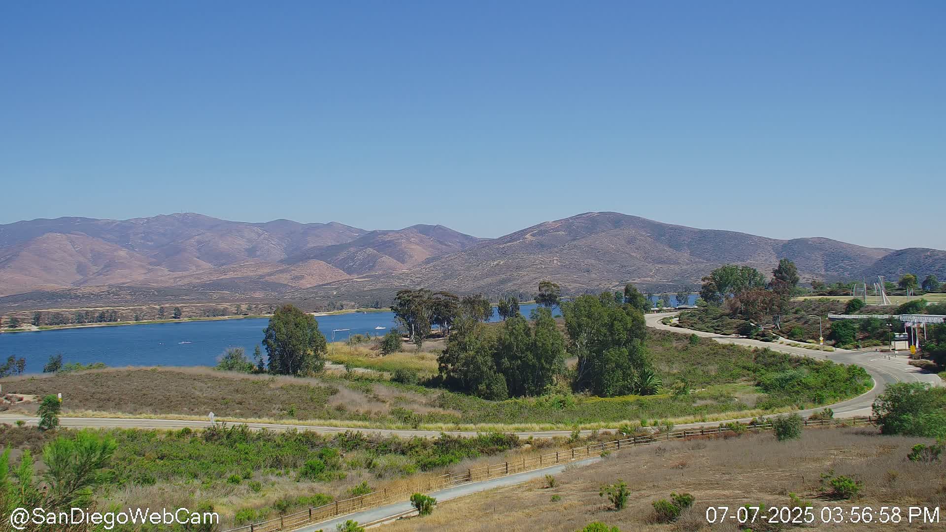 Chula Vista, Lower Lake Otay & Olympic Training Center Live Cam - Eastlake Vistas, Chula Vista, San Diego, California, USA