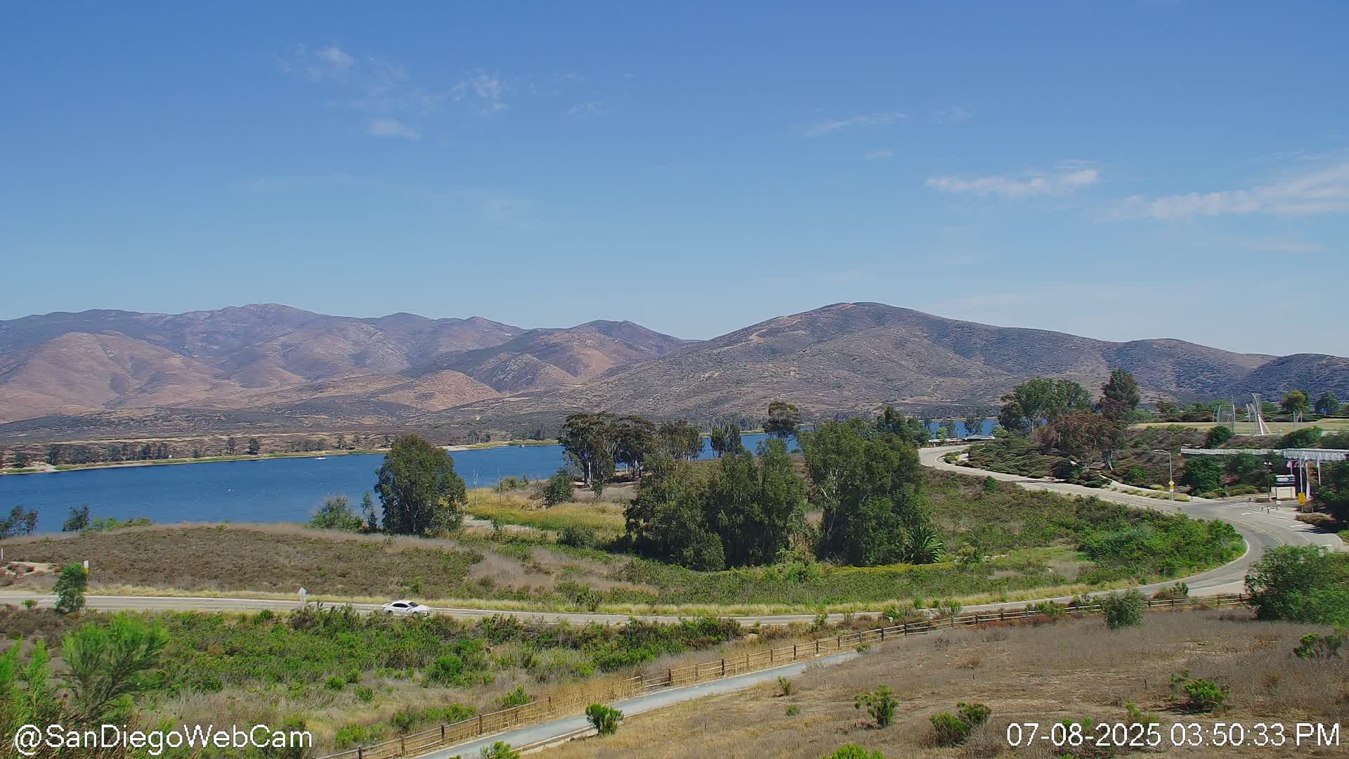 Chula Vista, Lower Lake Otay & Olympic Training Center Live Cam - Eastlake Vistas, Chula Vista, San Diego, California, USA