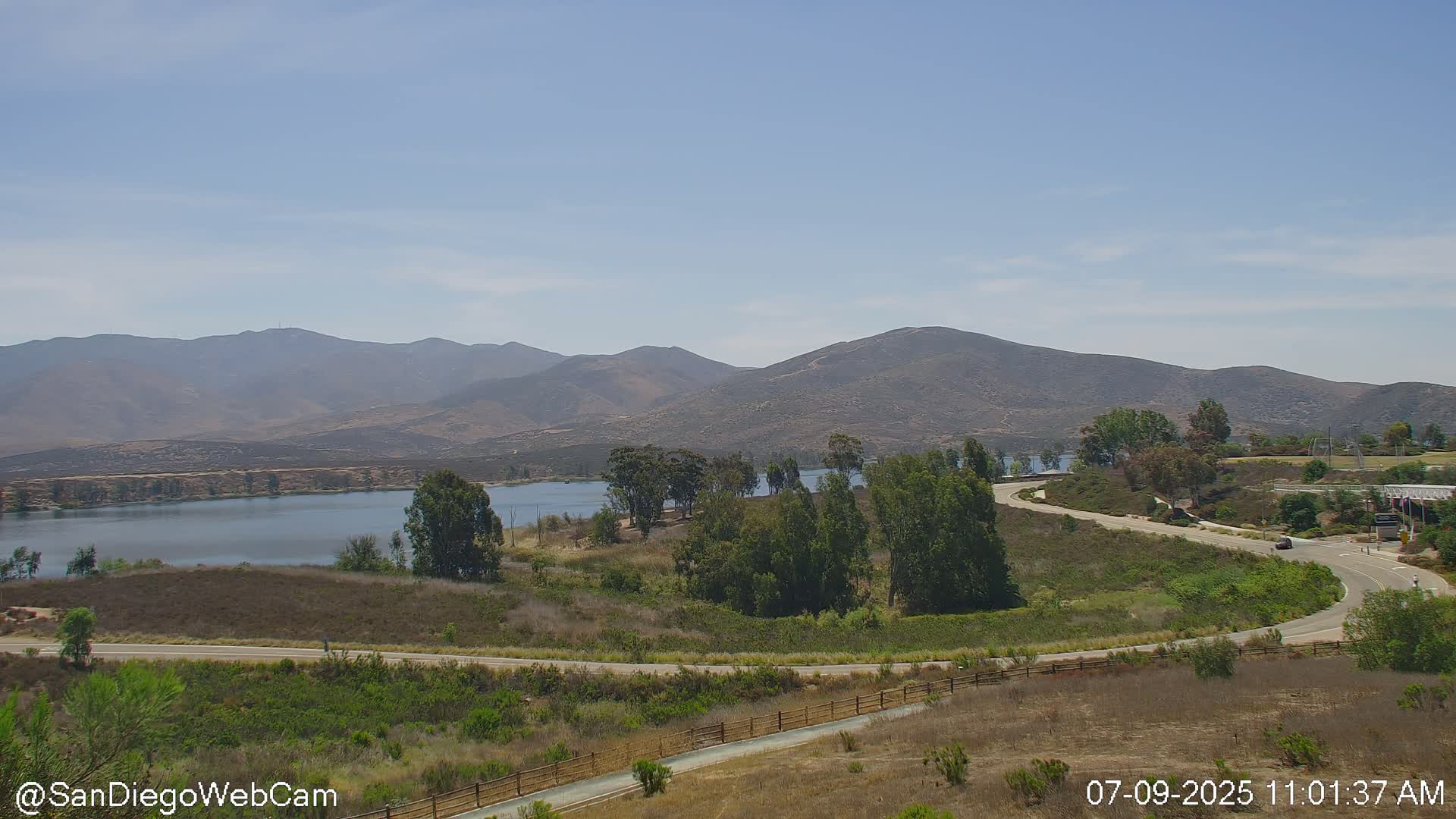 Chula Vista, Lower Lake Otay & Olympic Training Center Live Cam - Eastlake Vistas, Chula Vista, San Diego, California, USA