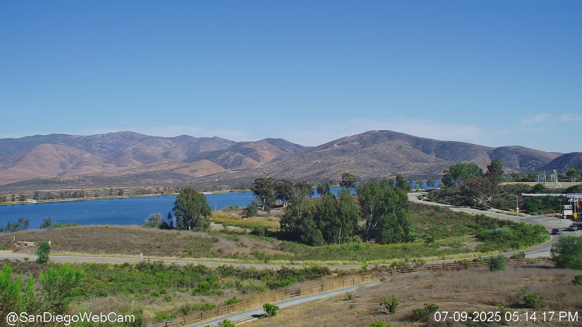 Chula Vista, Lower Lake Otay & Olympic Training Center Live Cam - Eastlake Vistas, Chula Vista, San Diego, California, USA