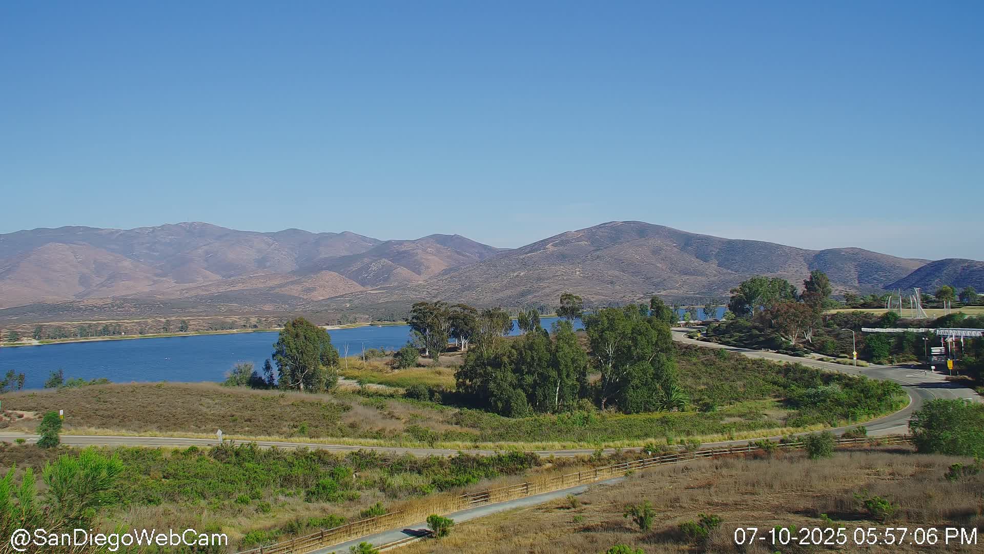 Chula Vista, Lower Lake Otay & Olympic Training Center Live Cam - Eastlake Vistas, Chula Vista, San Diego, California, USA