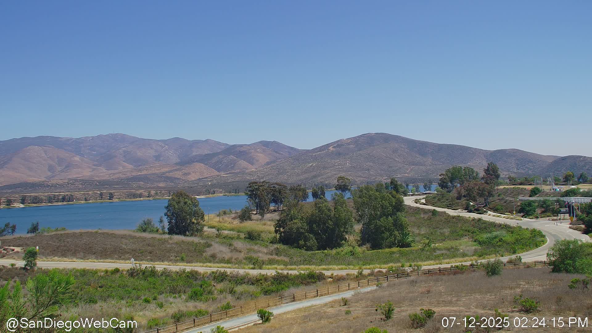 Chula Vista, Lower Lake Otay & Olympic Training Center Live Cam - Eastlake Vistas, Chula Vista, San Diego, California, USA