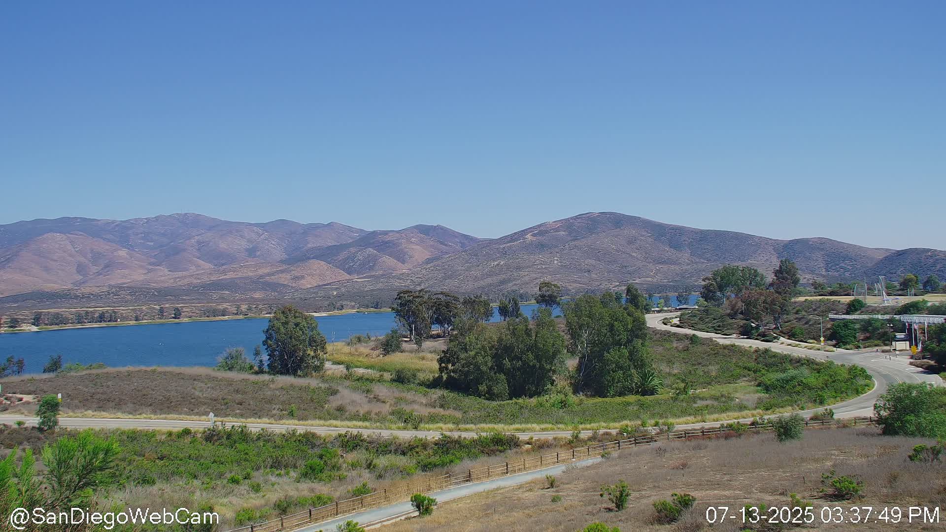 Chula Vista, Lower Lake Otay & Olympic Training Center Live Cam - Eastlake Vistas, Chula Vista, San Diego, California, USA