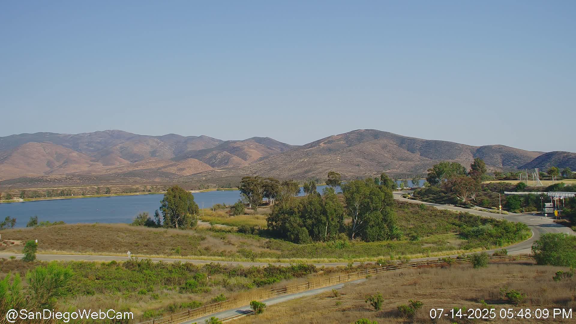 Chula Vista, Lower Lake Otay & Olympic Training Center Live Cam - Eastlake Vistas, Chula Vista, San Diego, California, USA