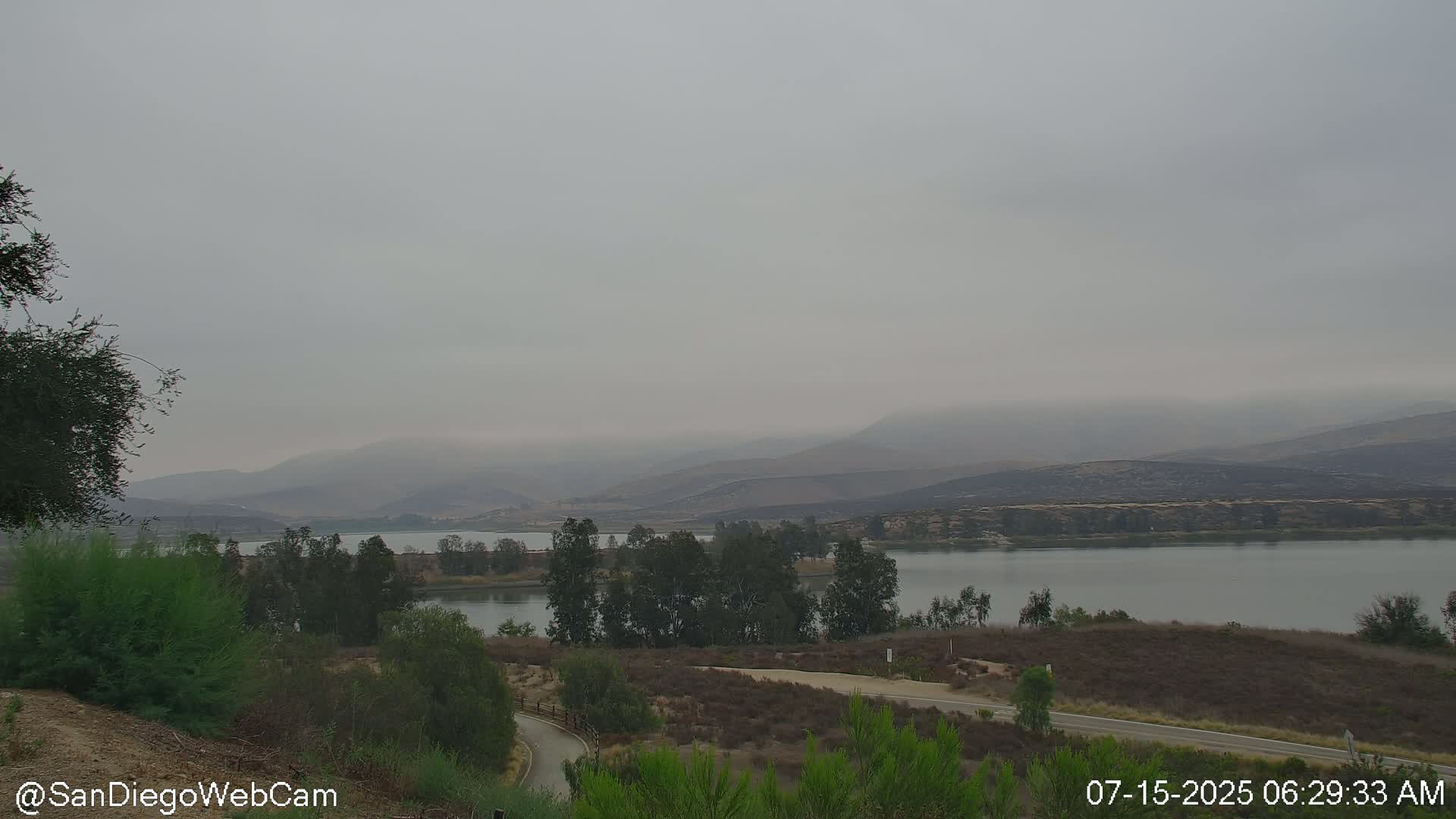 Chula Vista, Lower Lake Otay & Olympic Training Center Live Cam - Eastlake Vistas, Chula Vista, San Diego, California, USA