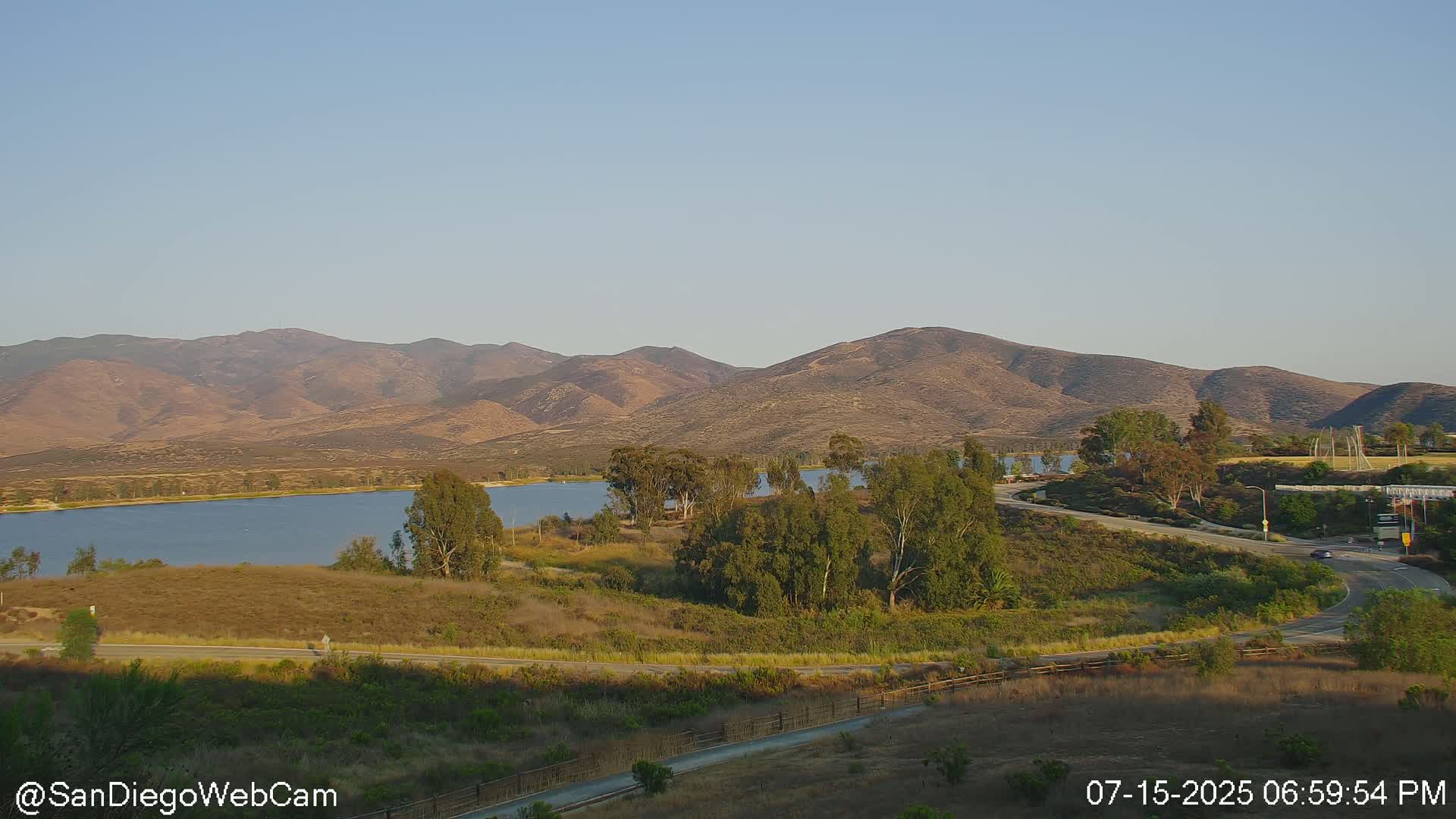 Chula Vista, Lower Lake Otay & Olympic Training Center Live Cam - Eastlake Vistas, Chula Vista, San Diego, California, USA
