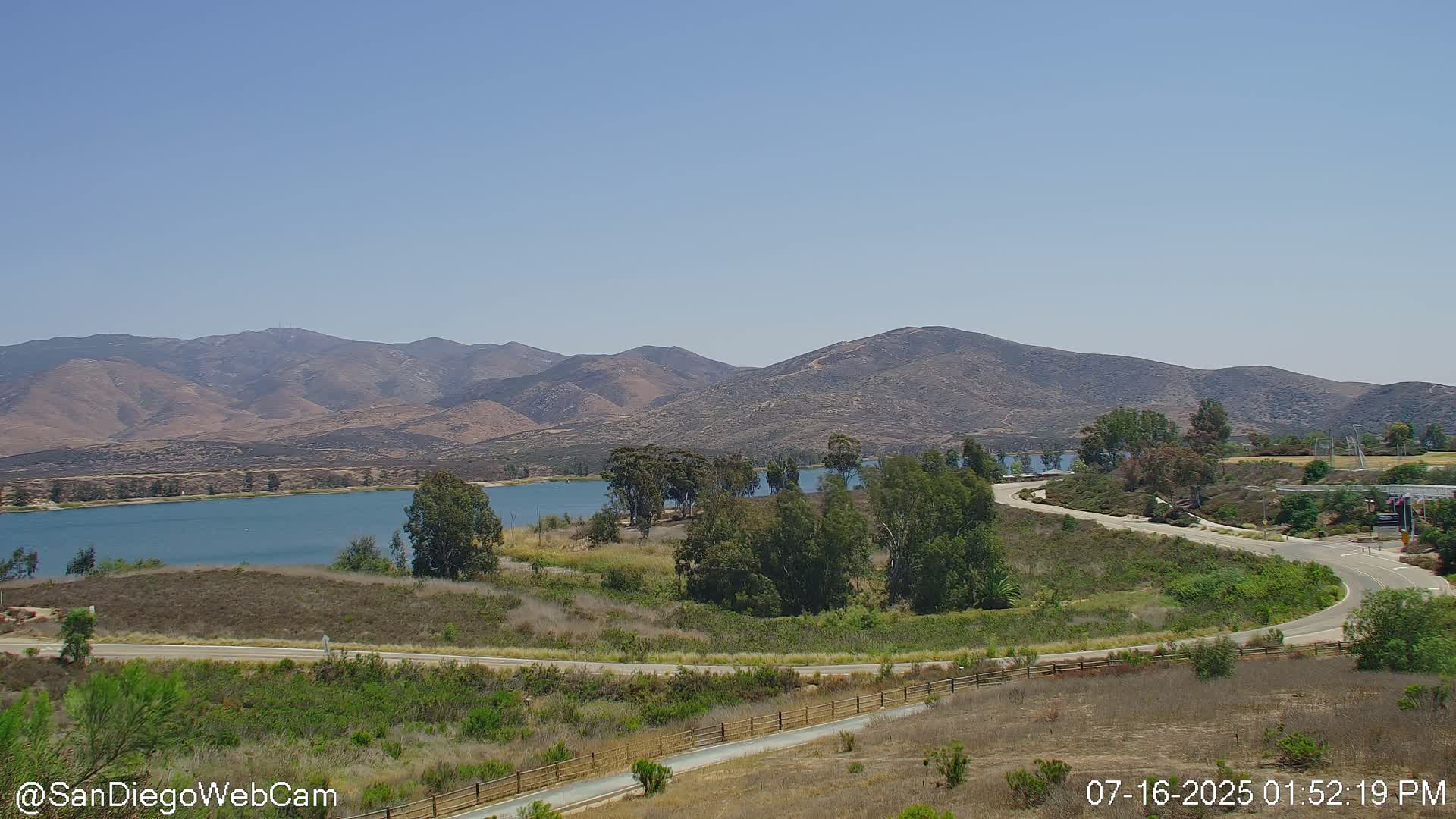 Chula Vista, Lower Lake Otay & Olympic Training Center Live Cam - Eastlake Vistas, Chula Vista, San Diego, California, USA