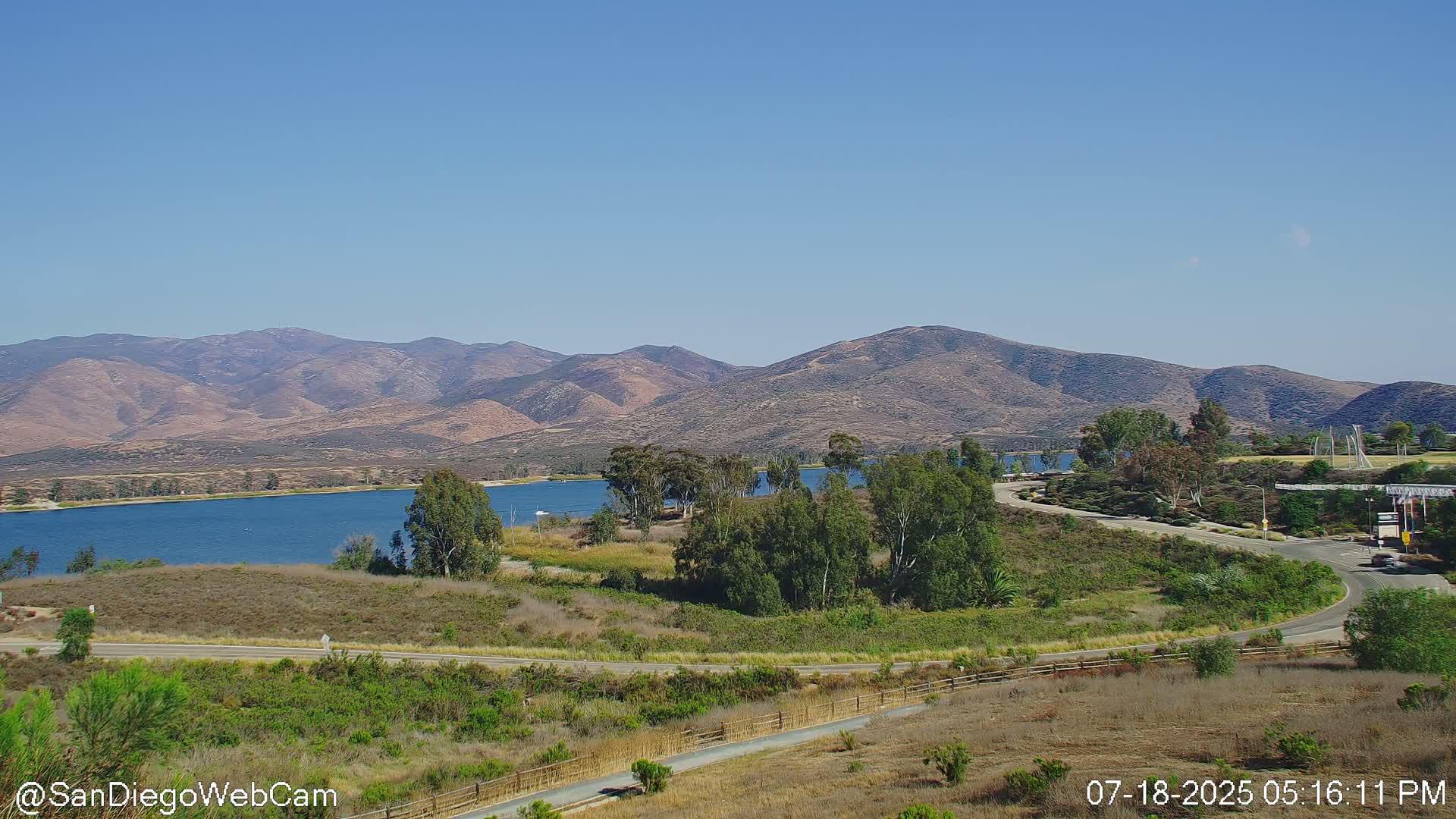 Chula Vista, Lower Lake Otay & Olympic Training Center Live Cam - Eastlake Vistas, Chula Vista, San Diego, California, USA