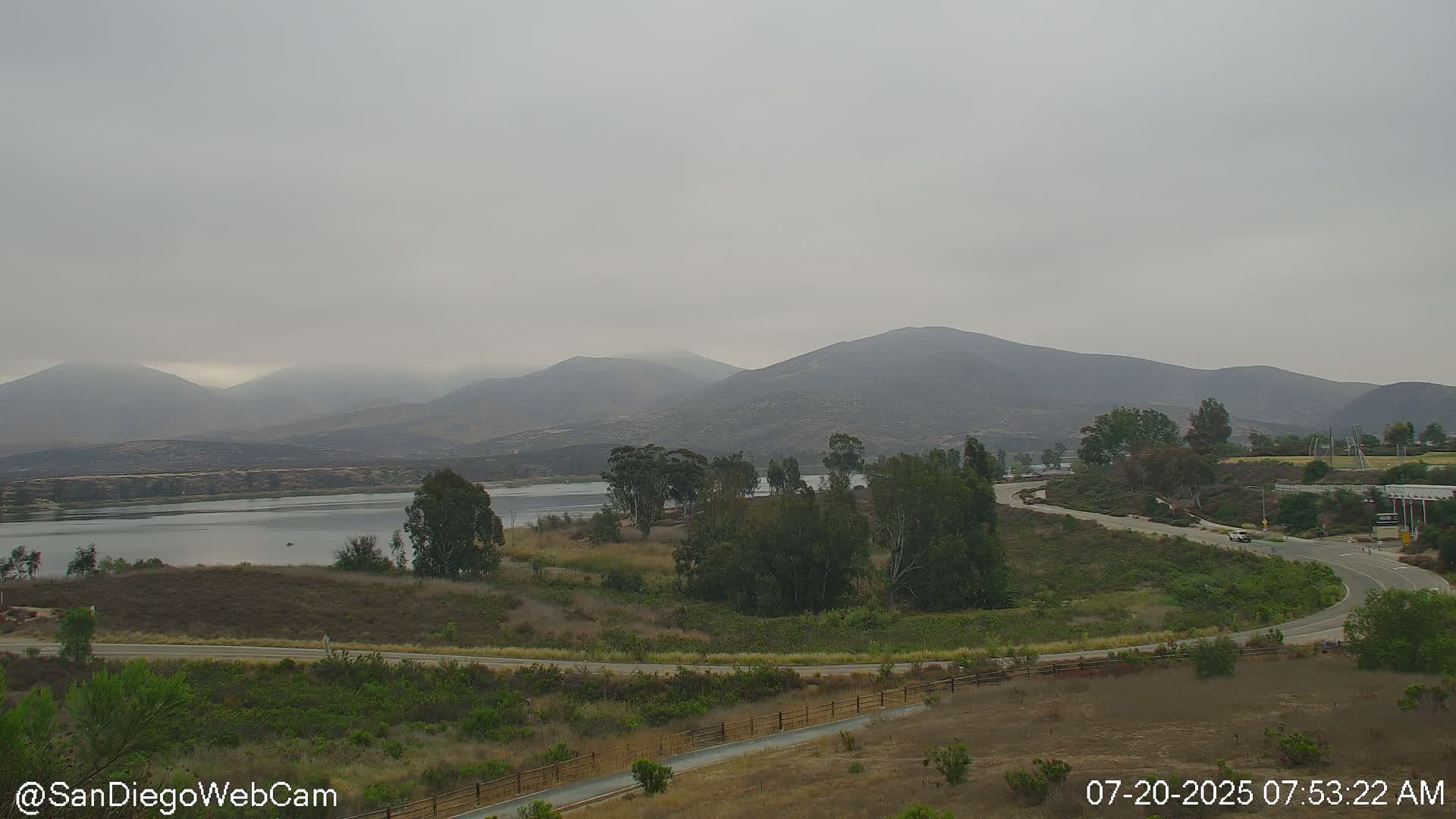 Chula Vista, Lower Lake Otay & Olympic Training Center Live Cam - Eastlake Vistas, Chula Vista, San Diego, California, USA