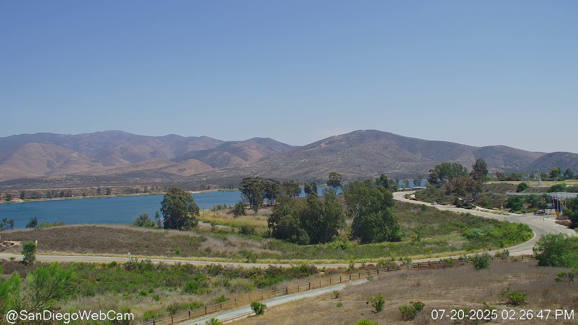 Chula Vista, Lower Lake Otay & Olympic Training Center Live Cam - Eastlake Vistas, Chula Vista, San Diego, California, USA