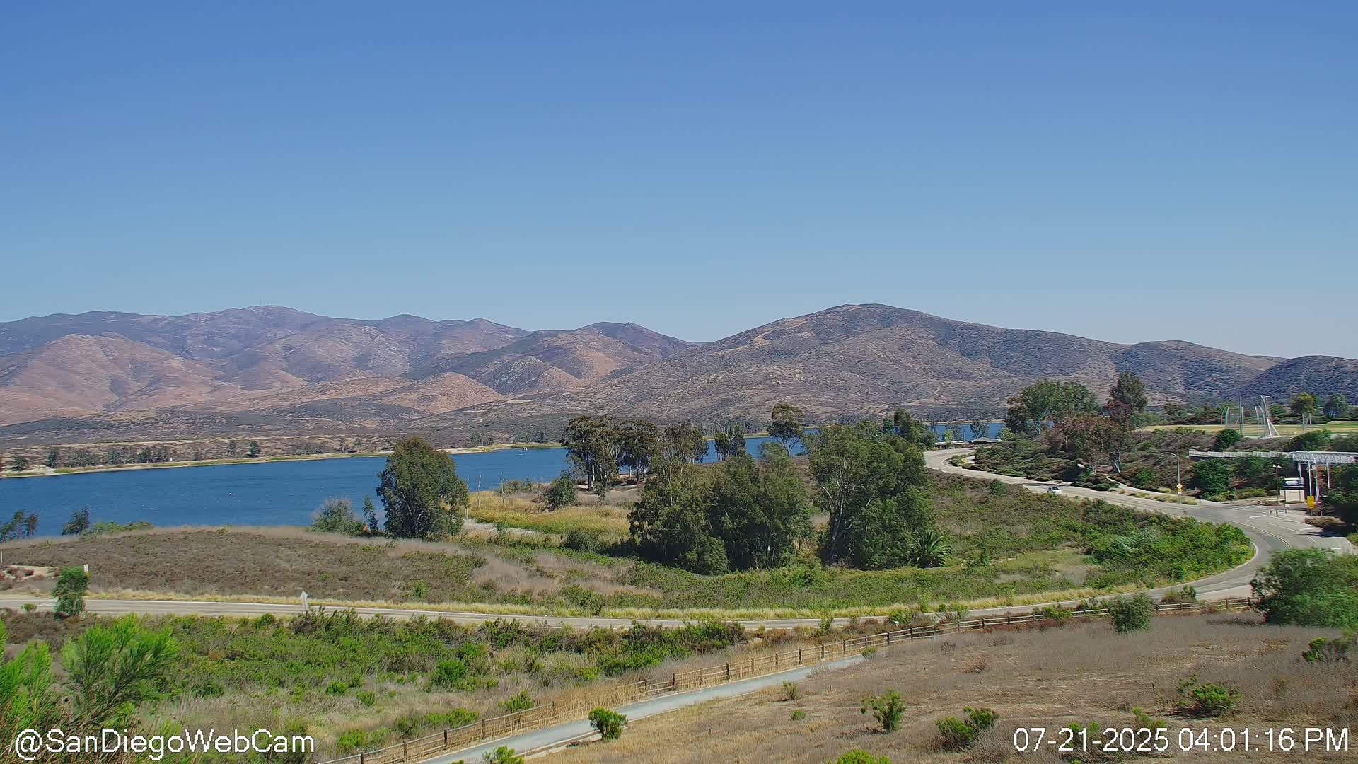 Chula Vista, Lower Lake Otay & Olympic Training Center Live Cam - Eastlake Vistas, Chula Vista, San Diego, California, USA