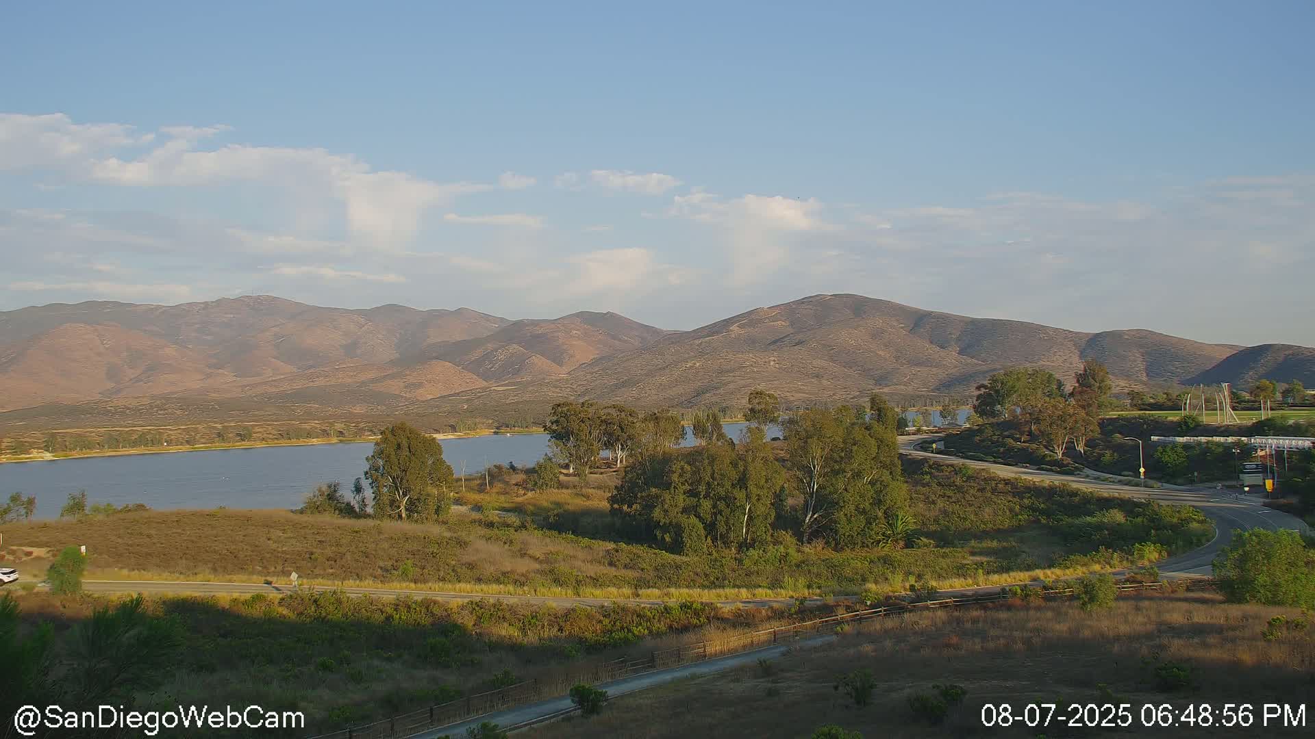Chula Vista, Lower Lake Otay & Olympic Training Center Live Cam - Eastlake Vistas, Chula Vista, San Diego, California, USA