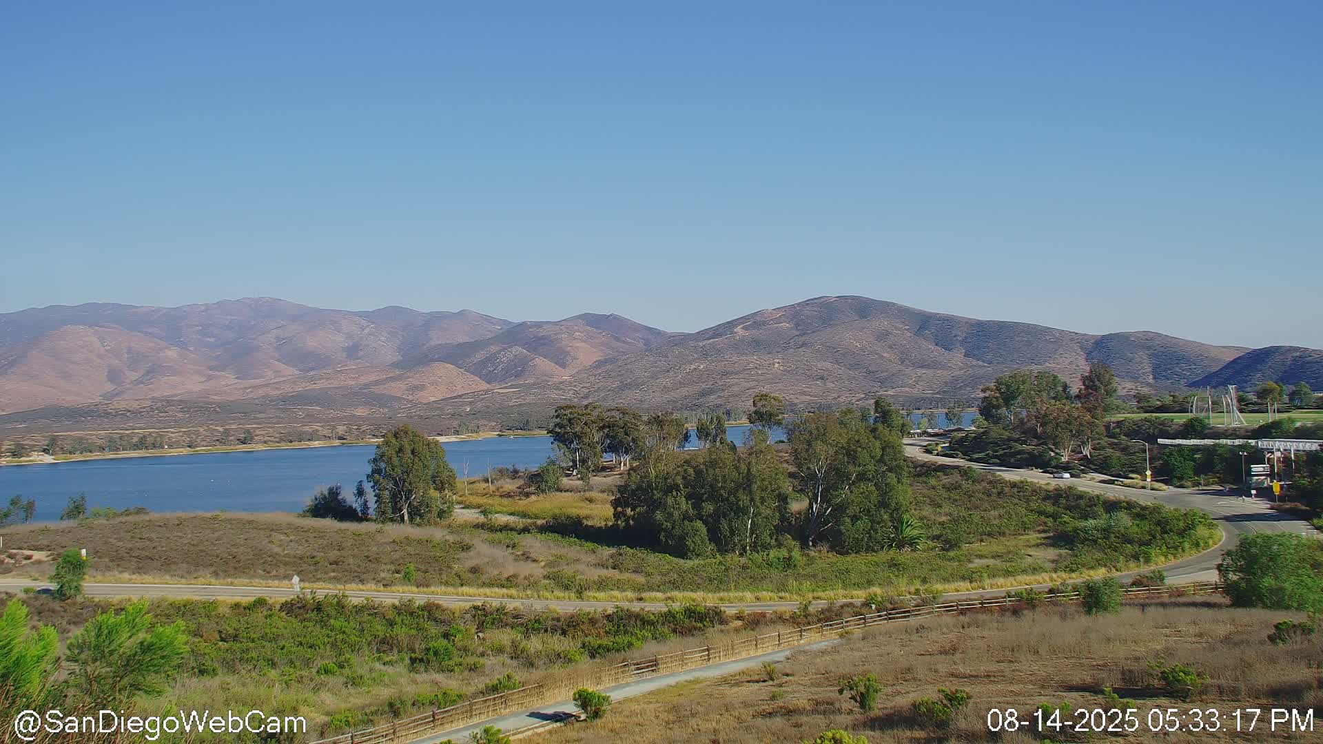 Chula Vista, Lower Lake Otay & Olympic Training Center Live Cam - Eastlake Vistas, Chula Vista, San Diego, California, USA