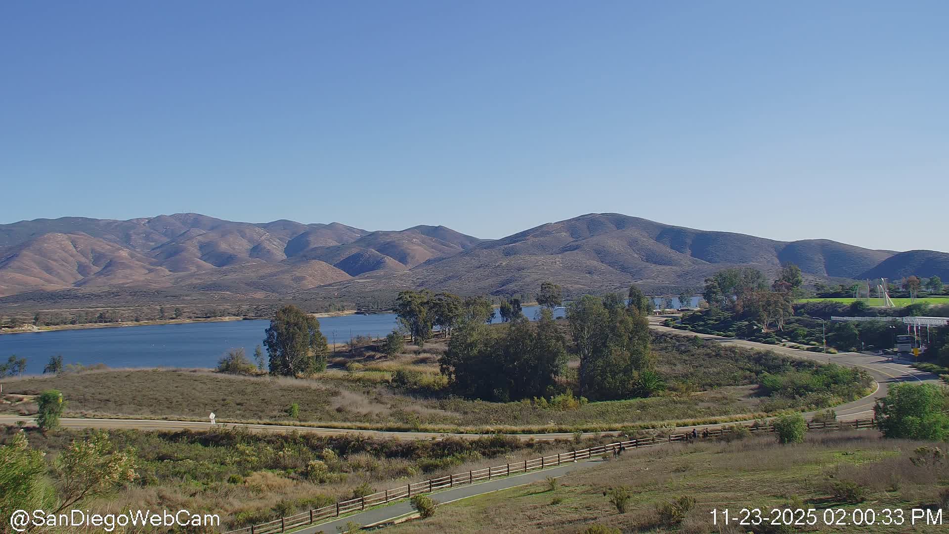 Chula Vista, Lower Lake Otay & Olympic Training Center Live Cam - Eastlake Vistas, Chula Vista, San Diego, California, USA