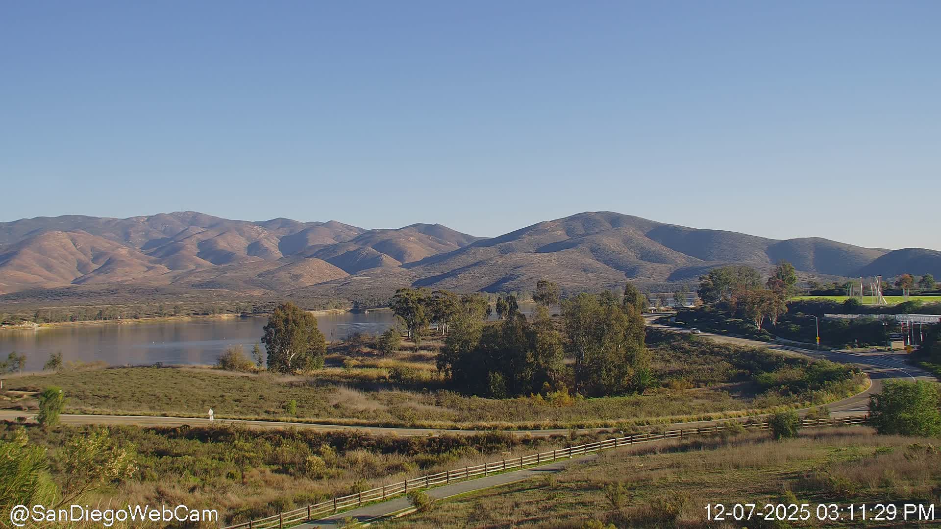 Chula Vista, Lower Lake Otay & Olympic Training Center Live Cam - Eastlake Vistas, Chula Vista, San Diego, California, USA