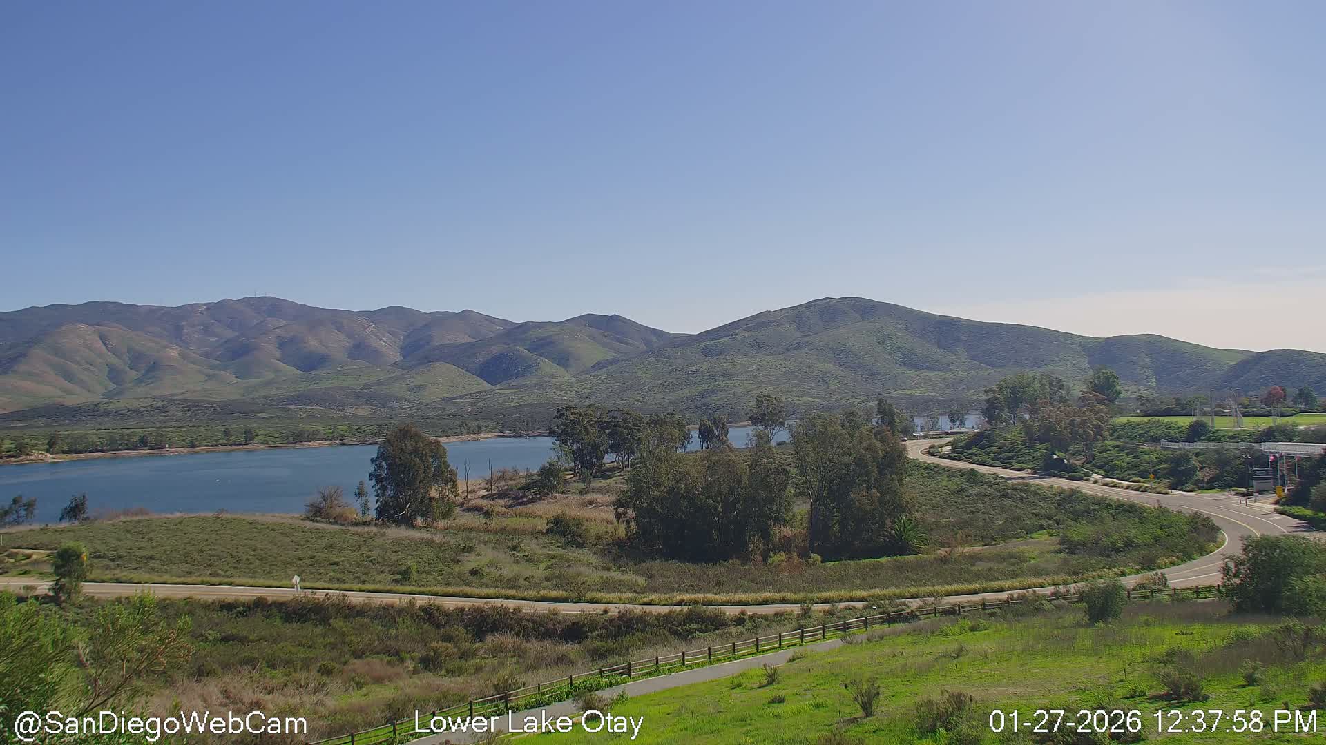 Chula Vista, Lower Lake Otay & Olympic Training Center Live Cam - Eastlake Vistas, Chula Vista, San Diego, California, USA