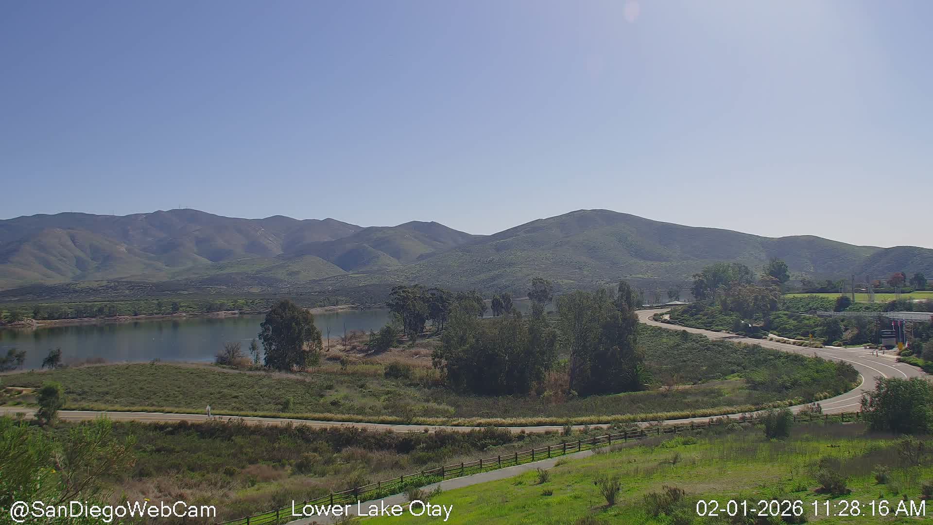 Chula Vista, Lower Lake Otay & Olympic Training Center Live Cam - Eastlake Vistas, Chula Vista, San Diego, California, USA