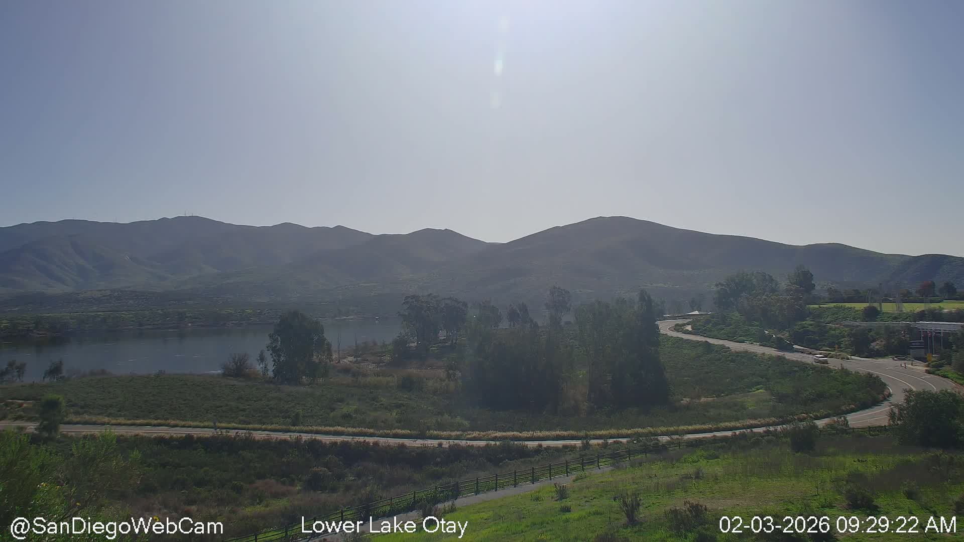 Chula Vista, Lower Lake Otay & Olympic Training Center Live Cam - Eastlake Vistas, Chula Vista, San Diego, California, USA